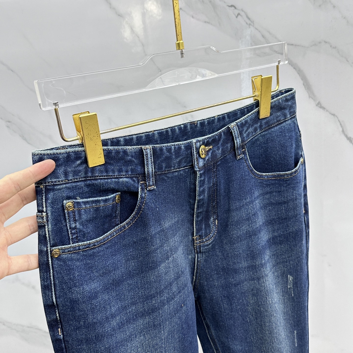 🆕Burberry巴宝莉 🔥高端定制、最新款牛仔裤 柜台同步发售 原版定制复刻 客供定制五金辅料 原单品