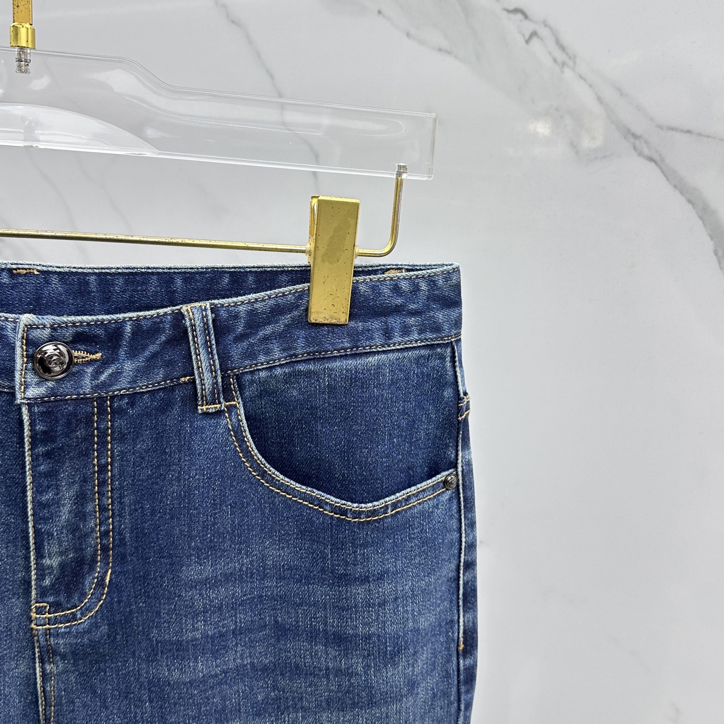 🆕Gucci古驰 🔥高端定制、2025秋冬最新款牛仔裤 柜台同步发售 原版定制复刻 客供五金辅料 原单品