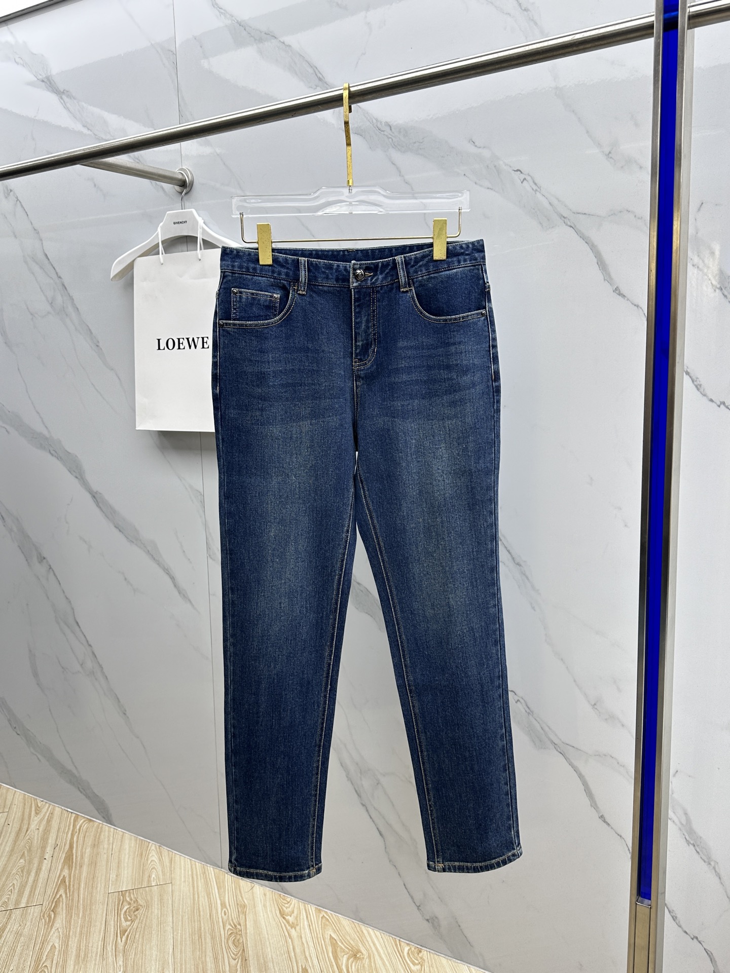 🆕Gucci古驰 🔥高端定制、2025秋冬最新款牛仔裤 柜台同步发售 原版定制复刻 客供五金辅料 原单品