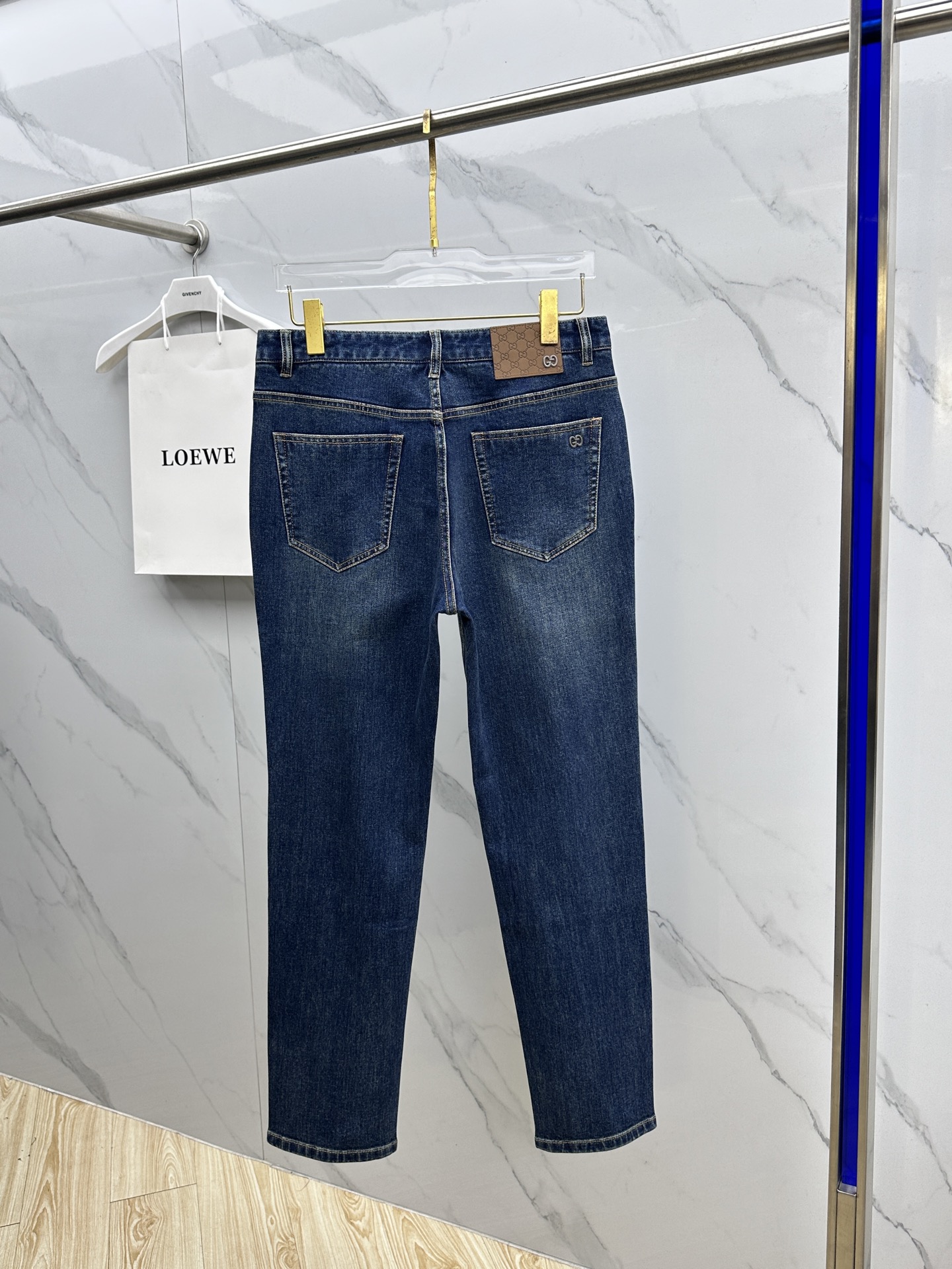 🆕Gucci古驰 🔥高端定制、2025秋冬最新款牛仔裤 柜台同步发售 原版定制复刻 客供五金辅料 原单品