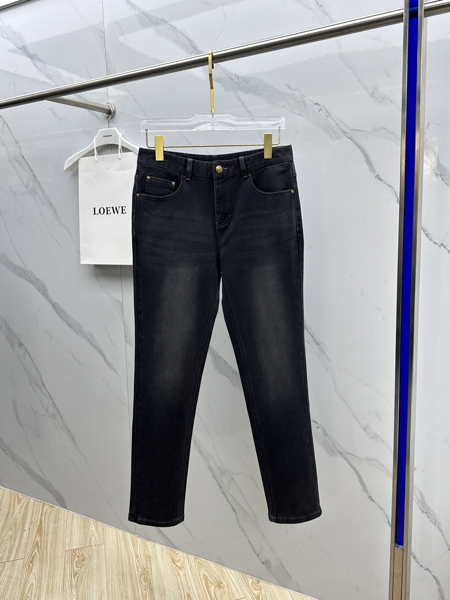 🆕Gucci古驰 🔥高端定制、2025秋冬最新款牛仔裤 柜台同步发售 原版定制复刻 客供五金辅料 原单品