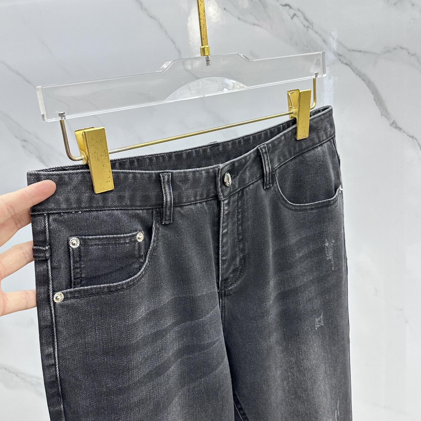 🆕DG杜嘉班纳 🔥高端定制、2025秋冬最新款牛仔裤 柜台同步发售 原版定制复刻 客供五金辅料 原单品质