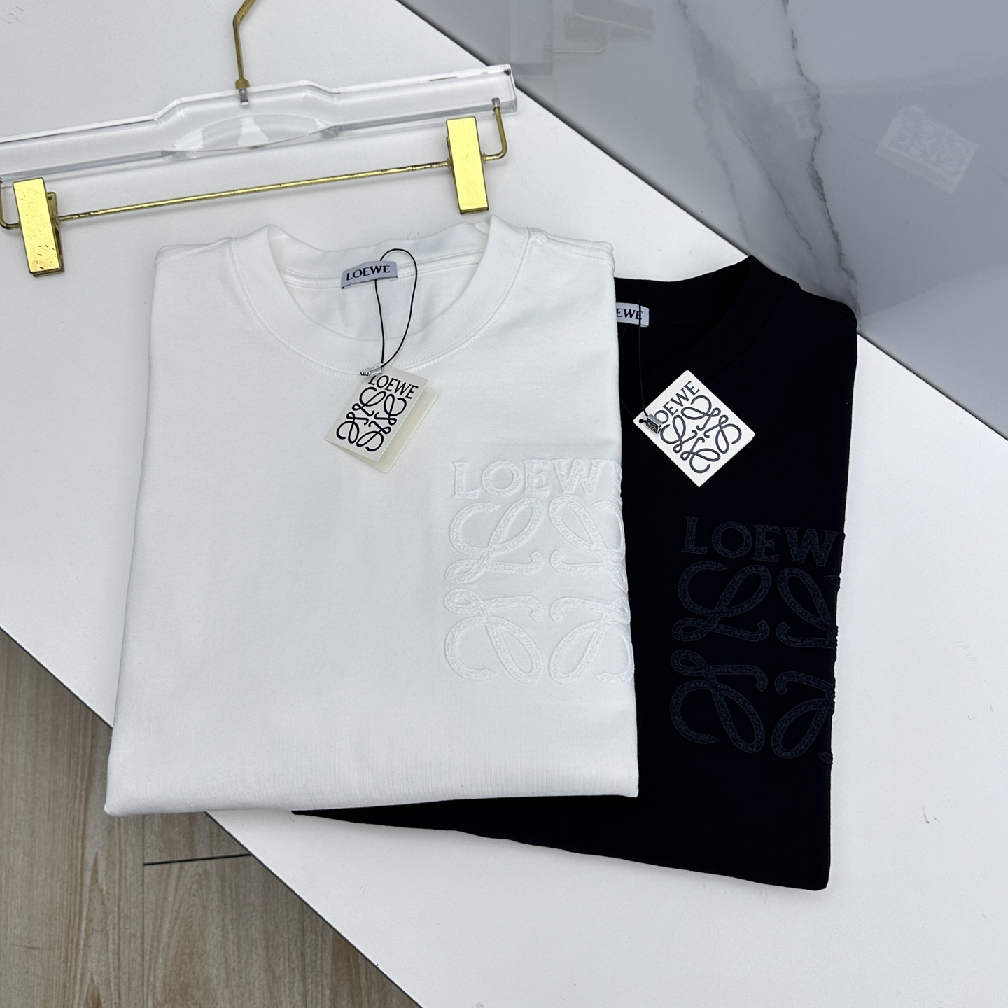 🆕LOEWE罗意威 2026春夏新款logo字母刺绣短袖 官网同款T恤 双纱纯棉面料 多元化搭配 是眼下