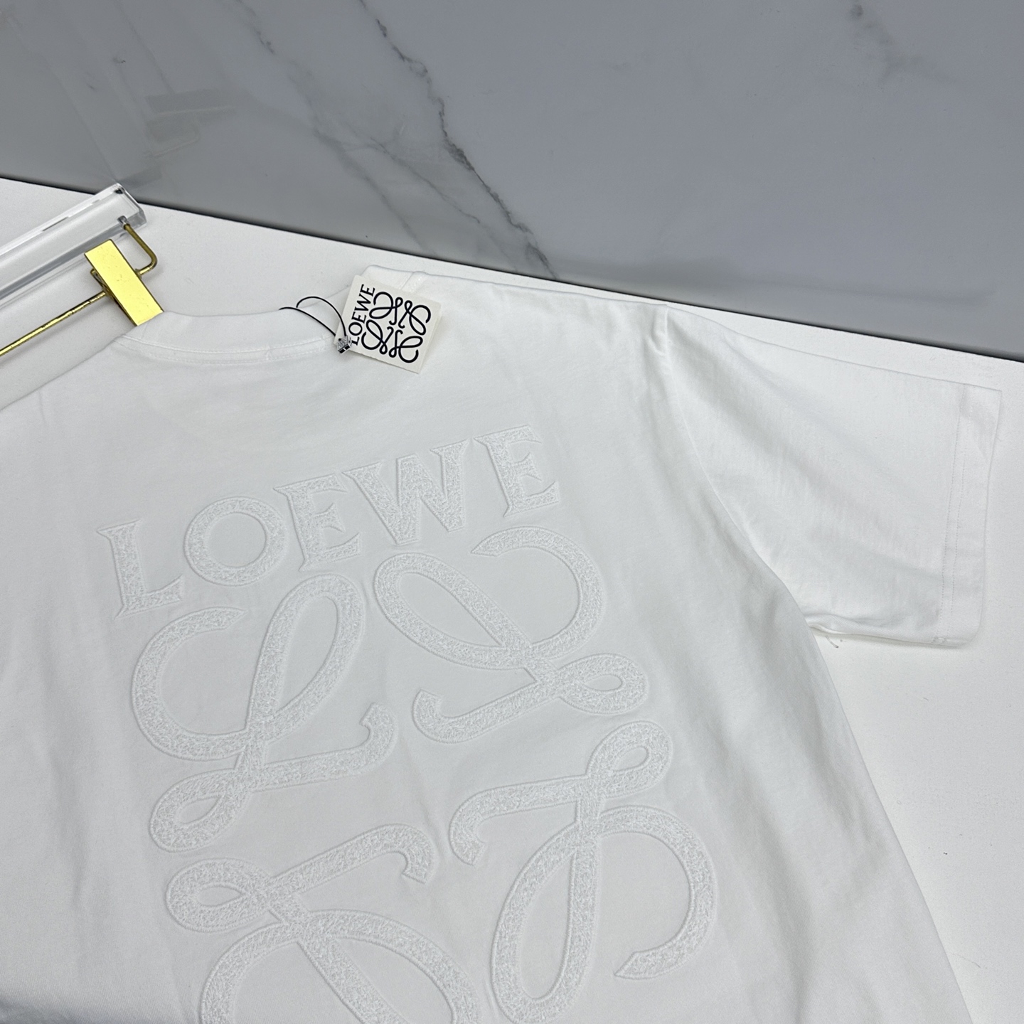 🆕LOEWE罗意威 2026春夏新款logo字母刺绣短袖 官网同款T恤 双纱纯棉面料 多元化搭配 是眼下