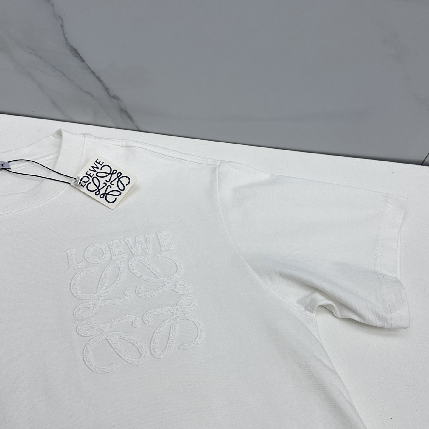 🆕LOEWE罗意威 2026春夏新款logo字母刺绣短袖 官网同款T恤 双纱纯棉面料 多元化搭配 是眼下