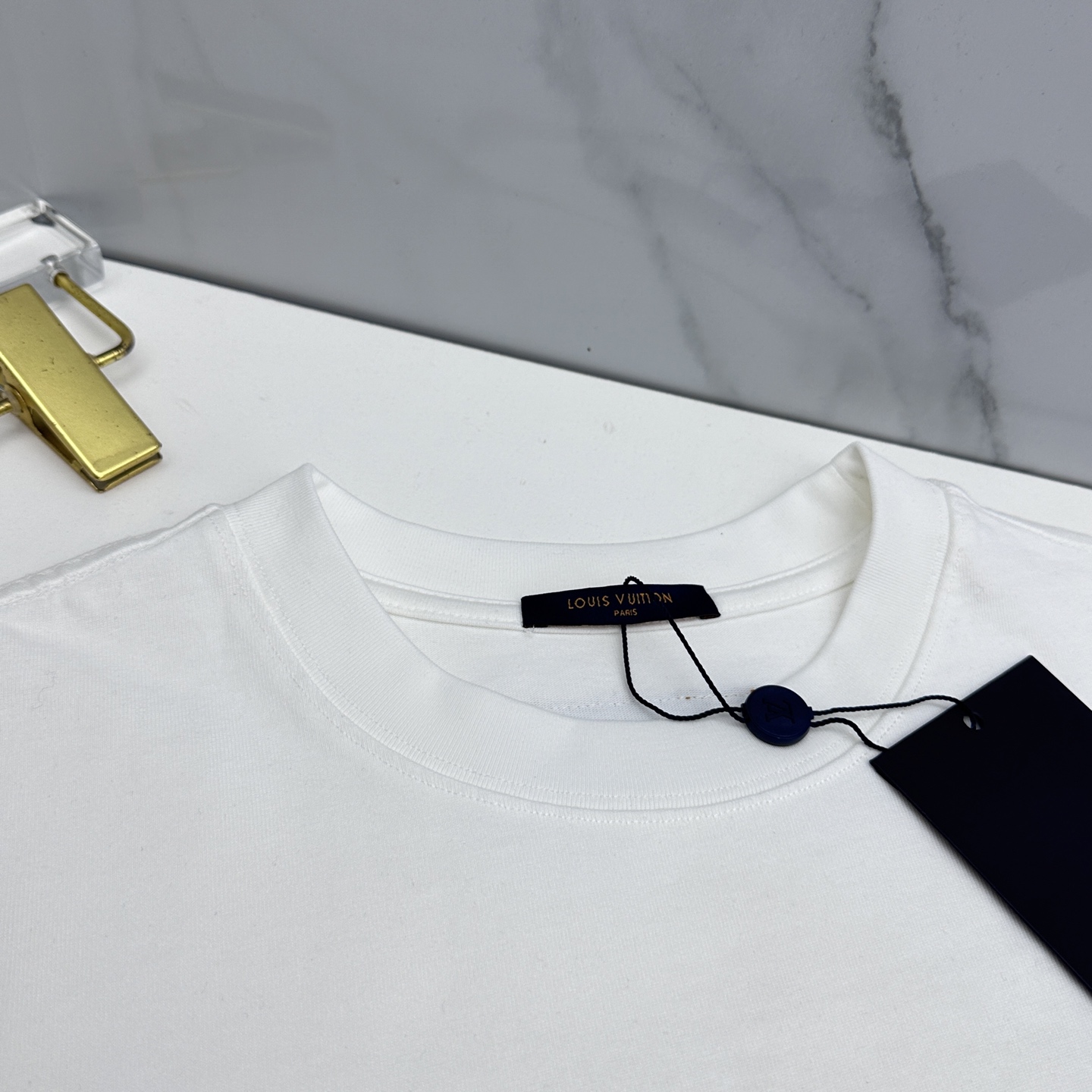🆕LV路易威登 2026春夏新款logo字母刺绣短袖 官网同款T恤 双纱纯棉面料 多元化搭配 是眼下时尚