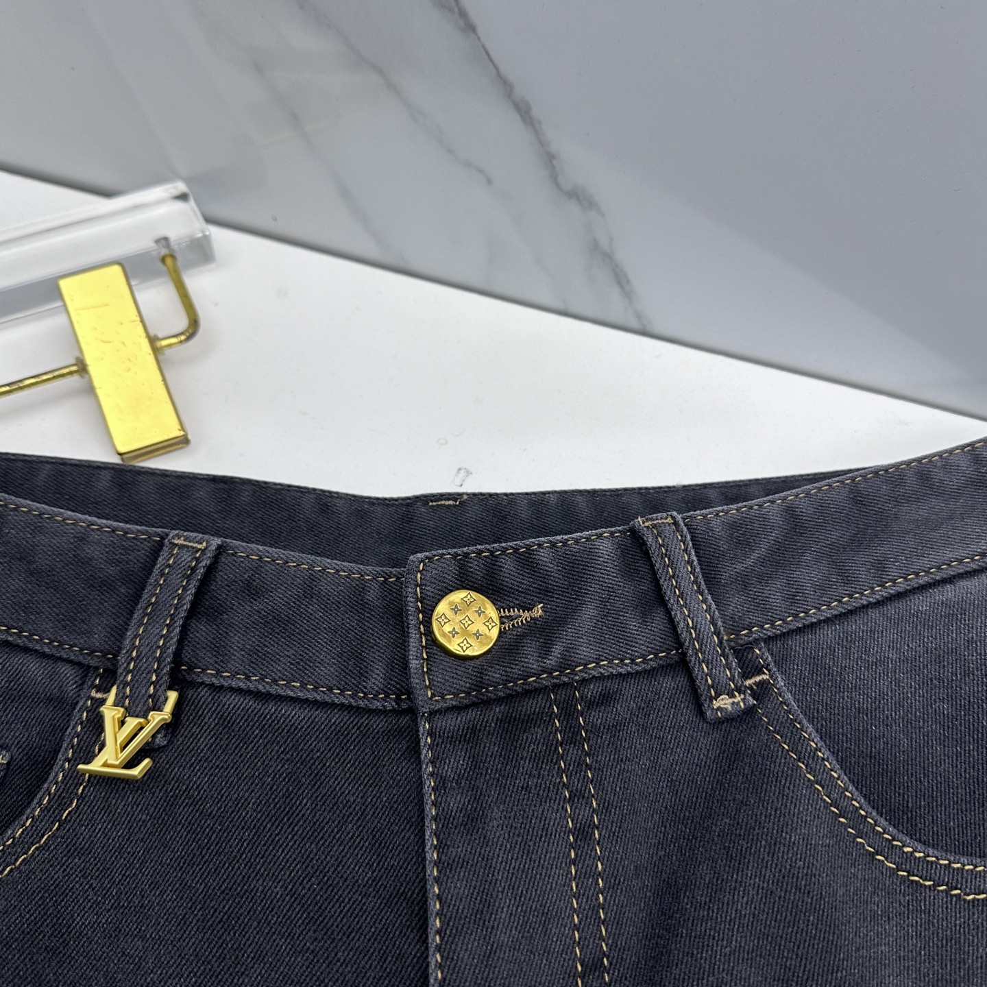 🆕LV路易威登 🔥高端定制、最新款休闲牛仔裤 柜台同步发售 原版定制复刻 客供定制辅料 原单品质 进口固