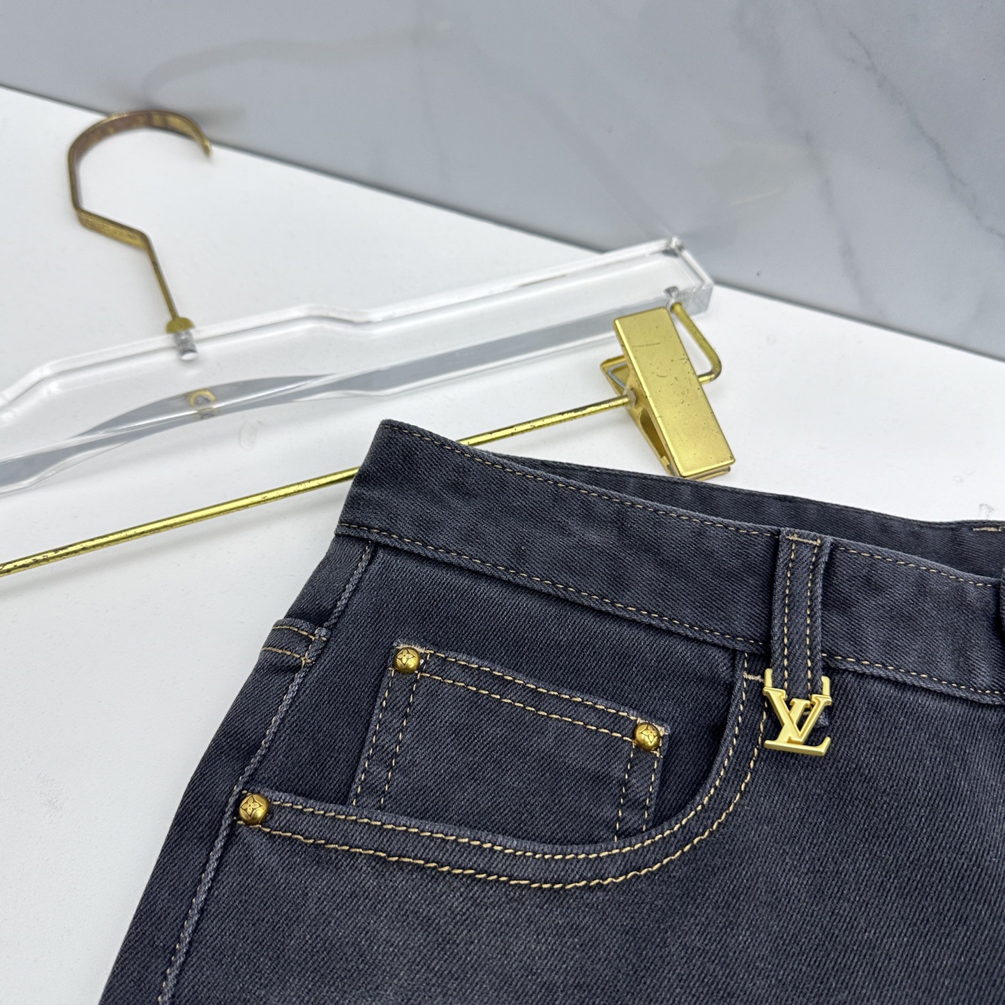 🆕LV路易威登 🔥高端定制、最新款休闲牛仔裤 柜台同步发售 原版定制复刻 客供定制辅料 原单品质 进口固
