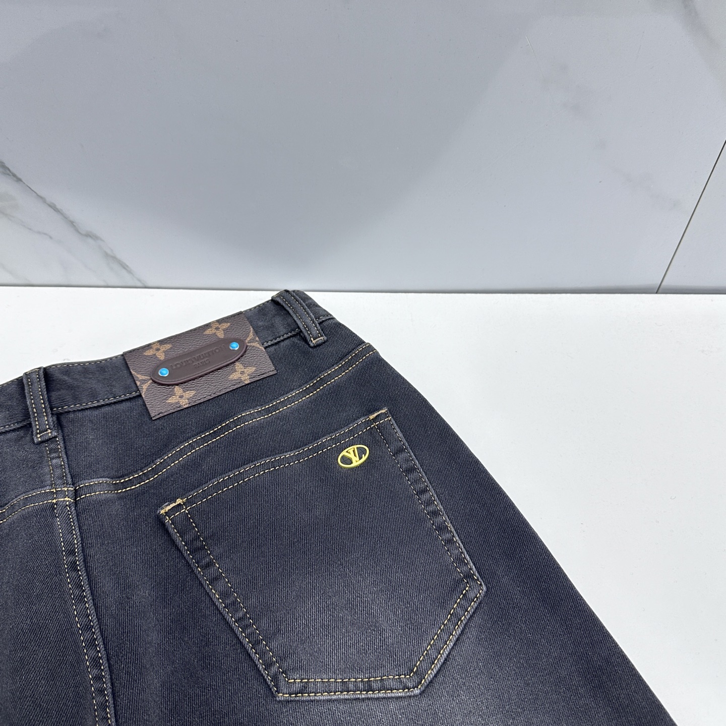 🆕LV路易威登 🔥高端定制、最新款休闲牛仔裤 柜台同步发售 原版定制复刻 客供定制辅料 原单品质 进口固