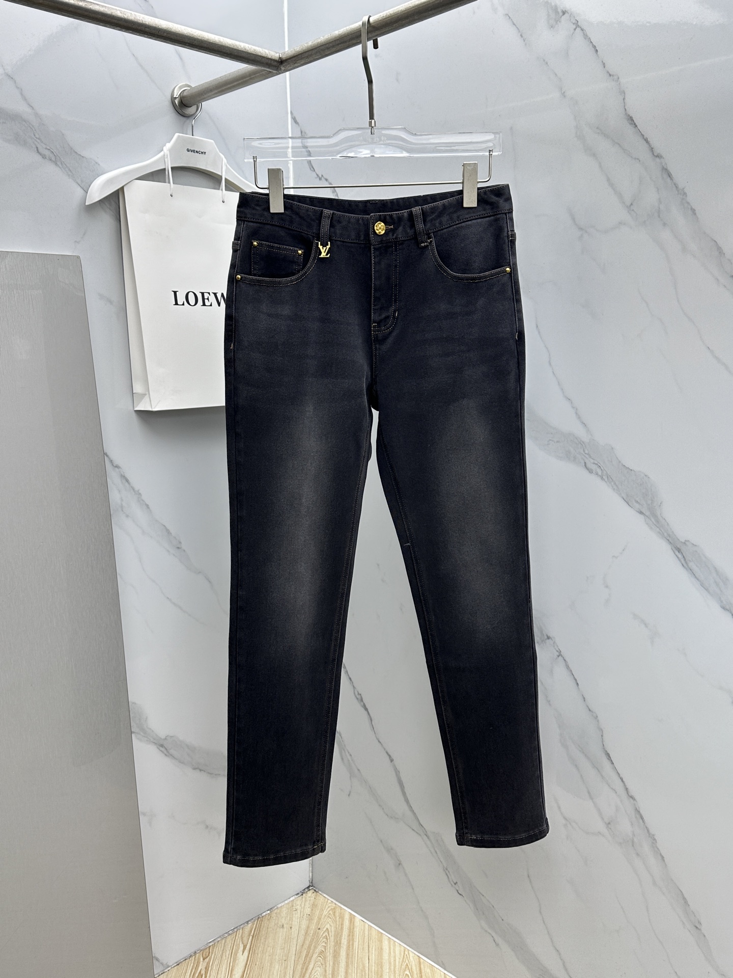 🆕LV路易威登 🔥高端定制、最新款休闲牛仔裤 柜台同步发售 原版定制复刻 客供定制辅料 原单品质 进口固