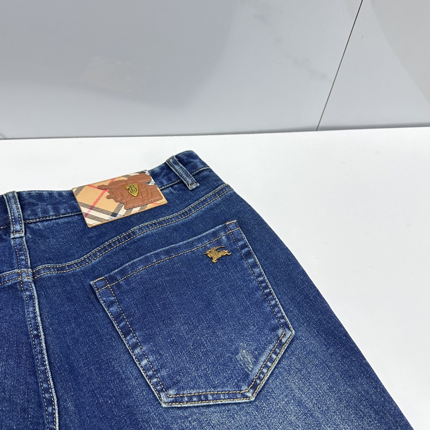 🆕BBR巴宝莉 🔥高端定制、最新款休闲牛仔裤 柜台同步发售 原版定制复刻 客供定制辅料 原单品质 进口固