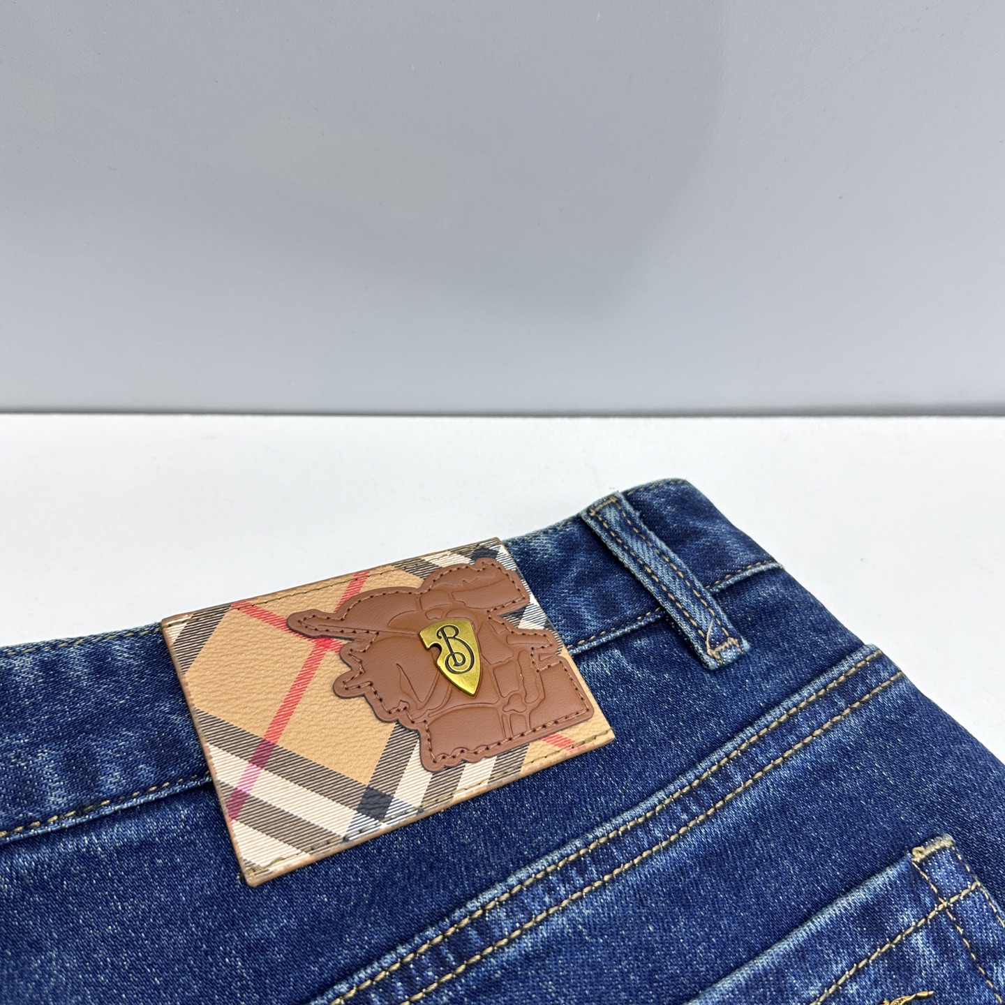 🆕BBR巴宝莉 🔥高端定制、最新款休闲牛仔裤 柜台同步发售 原版定制复刻 客供定制辅料 原单品质 进口固