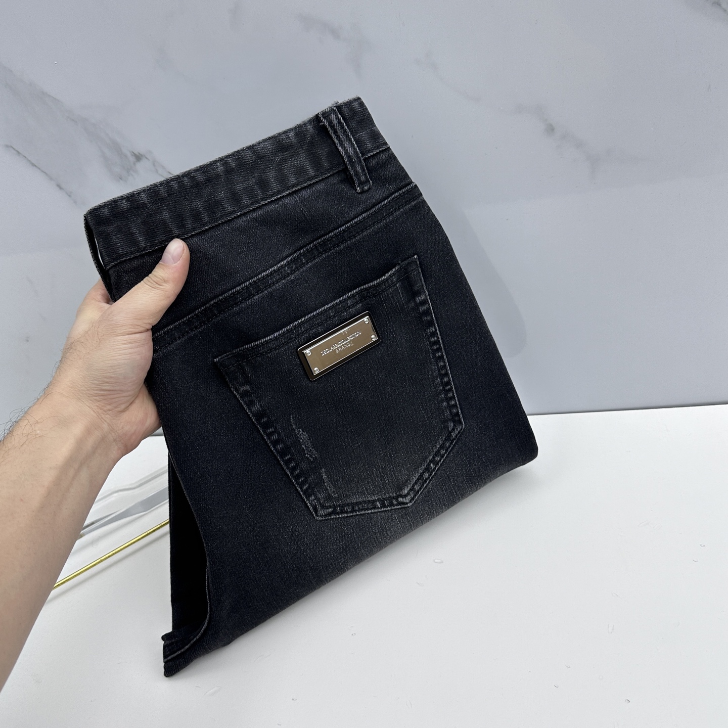 🆕DG杜嘉班纳 🔥高端定制、最新款休闲牛仔裤 柜台同步发售 原版定制复刻 客供定制辅料 原单品质 进口固