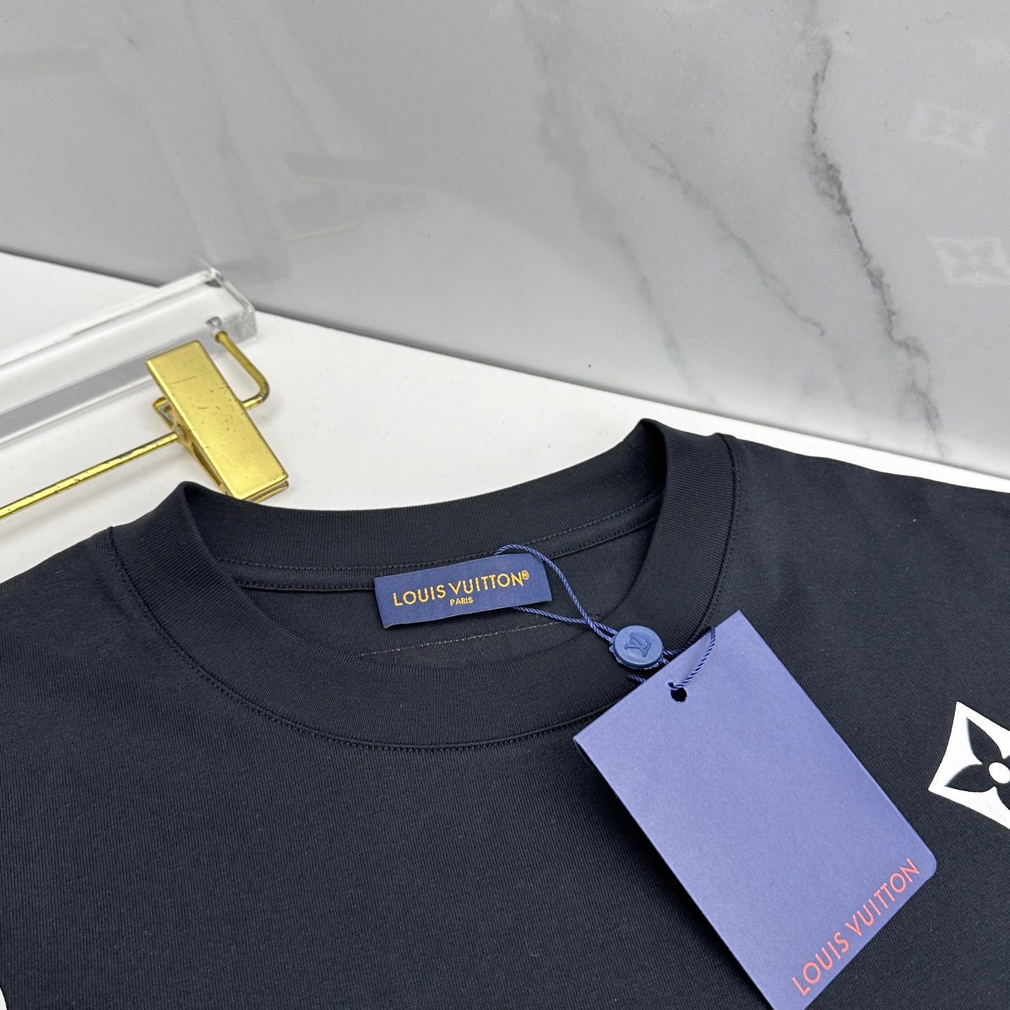 🆕LV路易威登 2026春夏新款logo压胶短袖 官网同款T恤 双纱纯棉面料 多元化搭配 迎合眼下时尚前