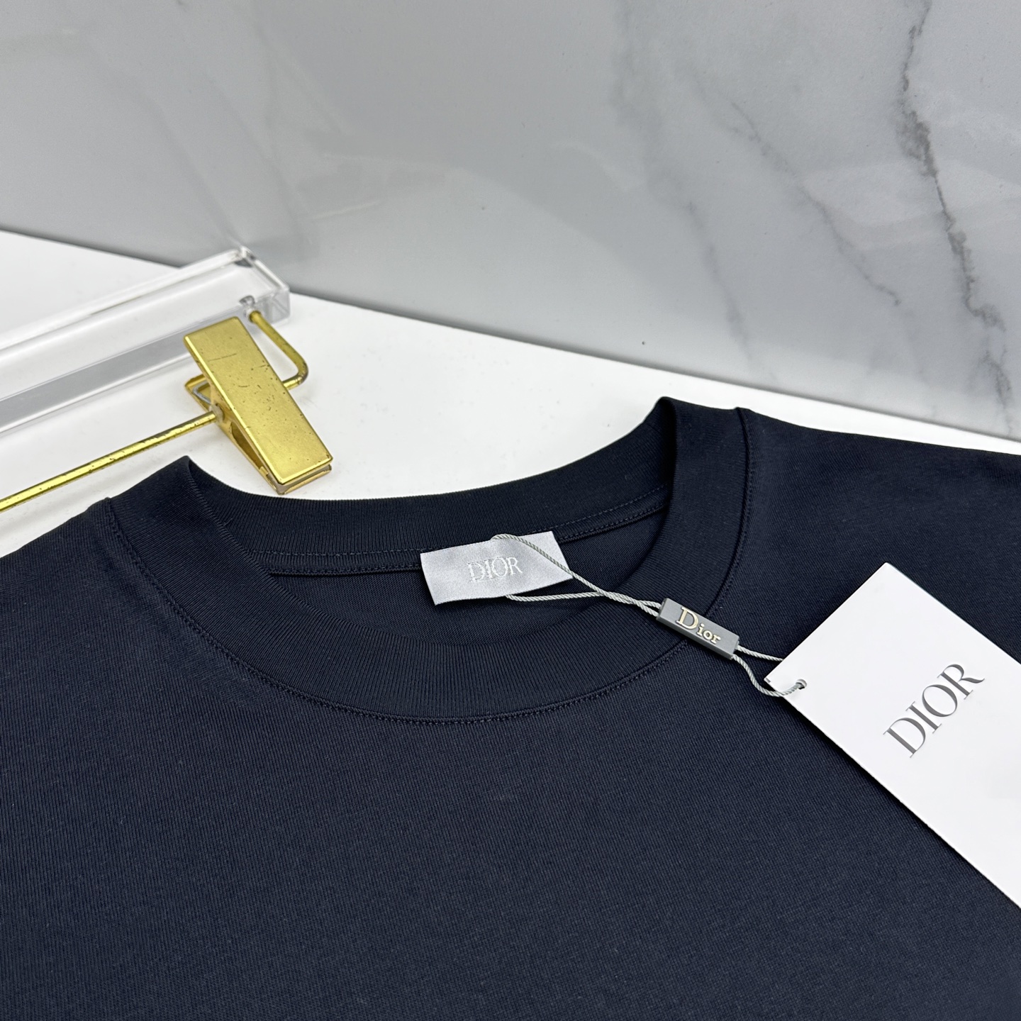 🆕Dior迪奥 2026春夏新款logo字母刺绣短袖 官网同款T恤 双纱纯棉面料 多元化搭配 迎合眼下时