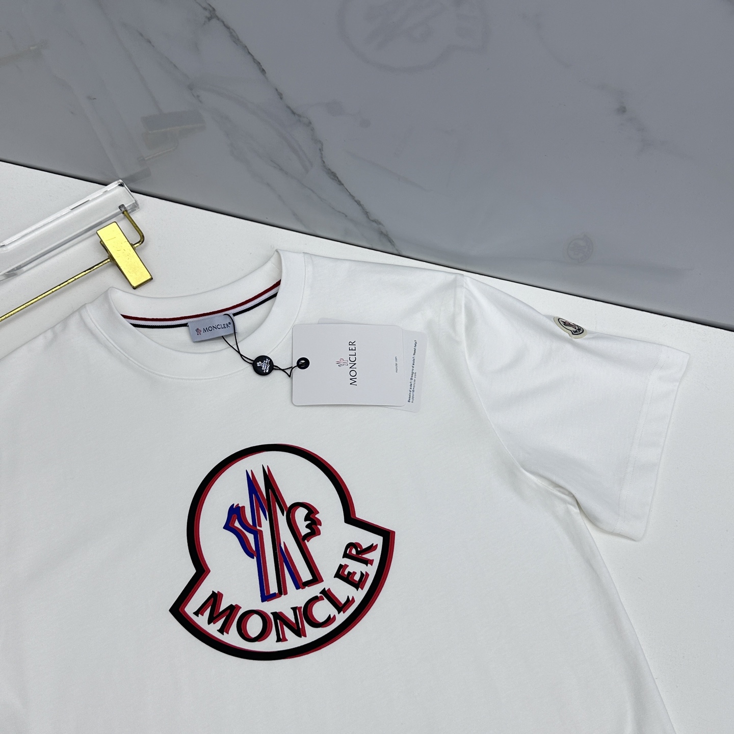 🆕Moncler蒙口 2026春夏新款logo徽标印花短袖 官网同款T恤 双纱纯棉面料 多元化搭配 迎合