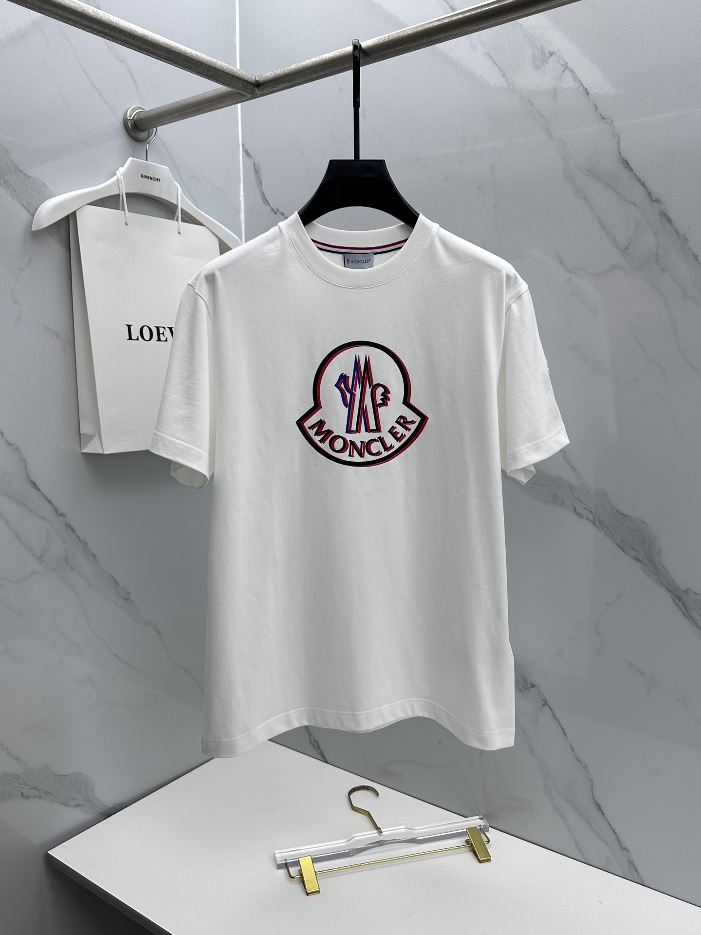 🆕Moncler蒙口 2026春夏新款logo徽标印花短袖 官网同款T恤 双纱纯棉面料 多元化搭配 迎合
