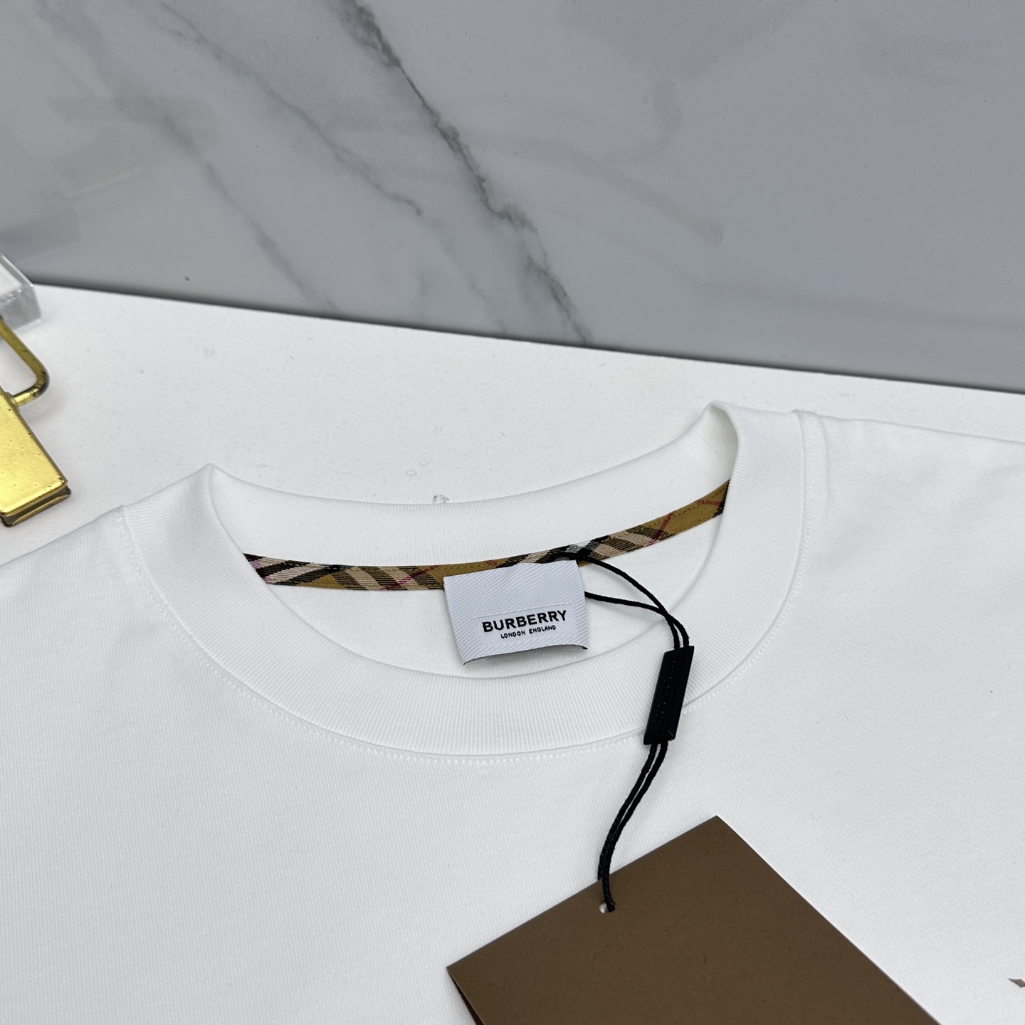 🆕Burberry巴宝莉 2026春夏新款logo刺绣短袖 官网同款T恤 双纱纯棉面料 多元化搭配 迎合