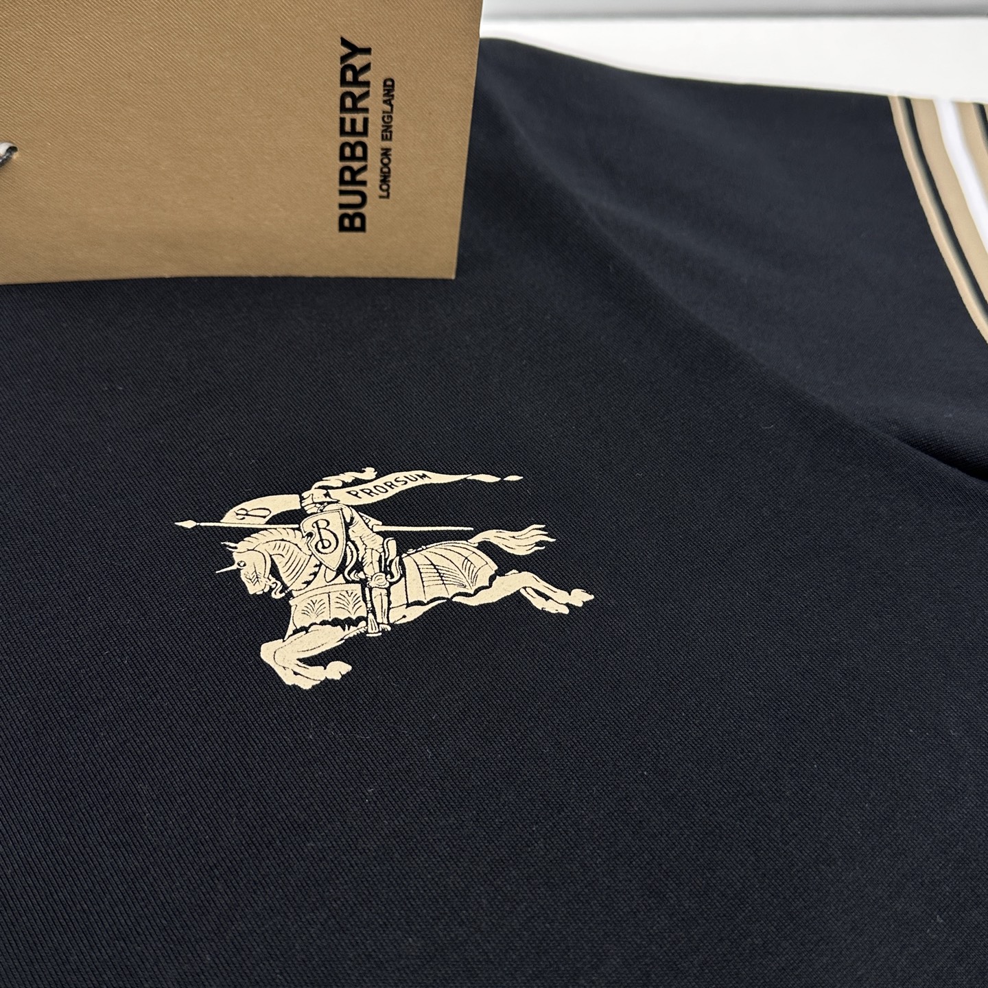 🆕Burberry巴宝莉 2026春夏新款logo刺绣短袖 官网同款T恤 双纱纯棉面料 多元化搭配 迎合
