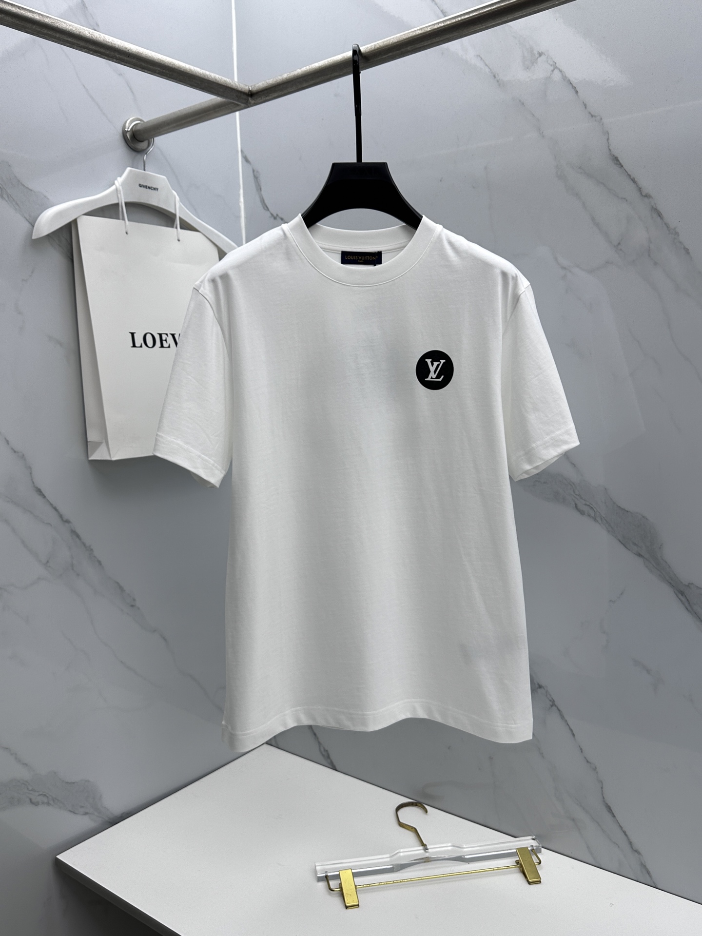 🆕LV路易威登 2026春夏新款logo印花短袖 官网同款T恤 双纱纯棉面料 多元化搭配 迎合眼下时尚前