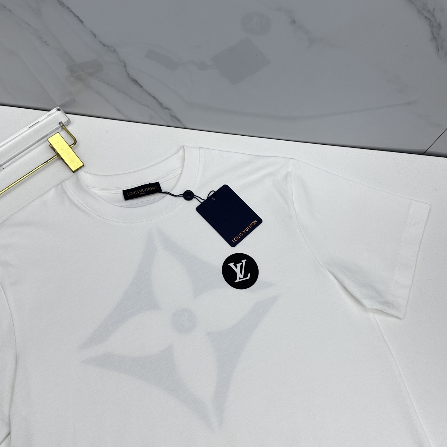 🆕LV路易威登 2026春夏新款logo印花短袖 官网同款T恤 双纱纯棉面料 多元化搭配 迎合眼下时尚前