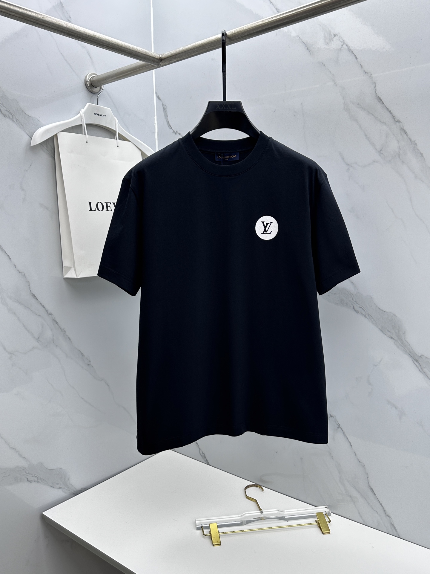 🆕LV路易威登 2026春夏新款logo印花短袖 官网同款T恤 双纱纯棉面料 多元化搭配 迎合眼下时尚前