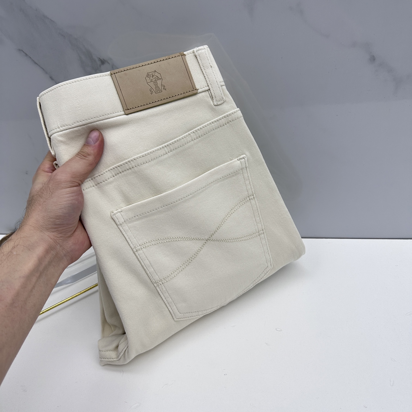 🆕BC 🔥高端定制、26春季最新款洗水牛仔裤 柜台同步发售 原版定制复刻 客供定制辅料 原单品质 进口固