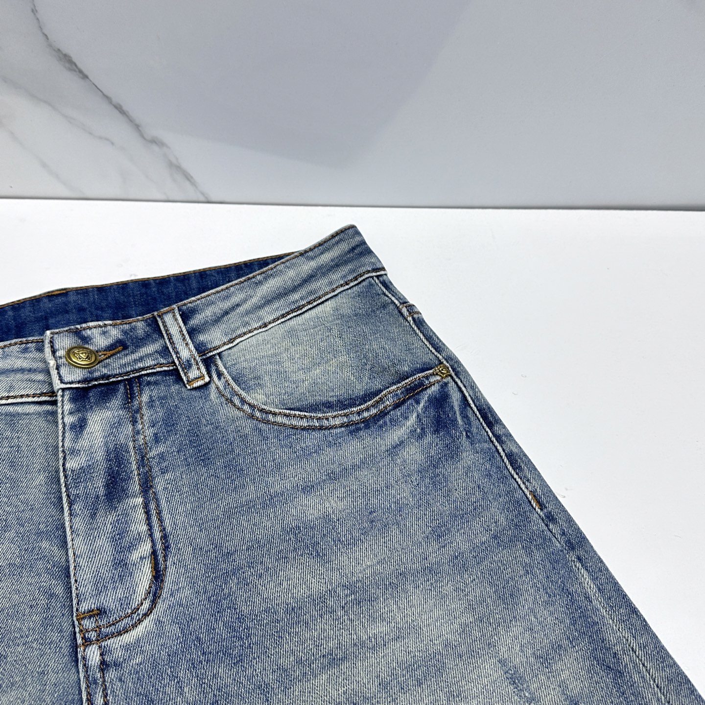 🆕VERSACE范思哲 🔥高端定制、26春季最新款洗水牛仔裤 柜台同步发售 原版定制复刻 客供定制辅料 