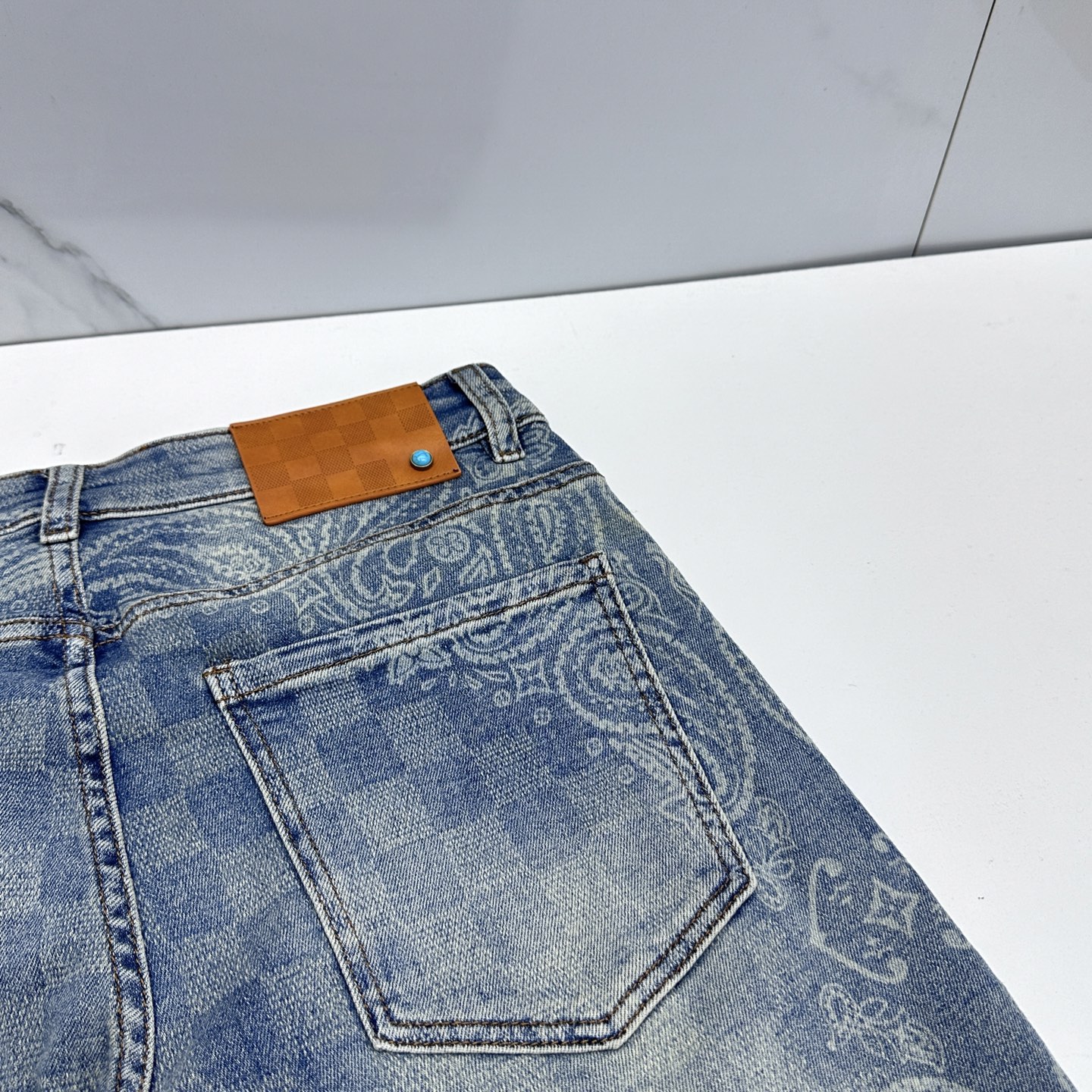 🆕LV路易威登 🔥高端定制、26春季最新款洗水牛仔裤 柜台同步发售 原版定制复刻 客供定制辅料 原单品质