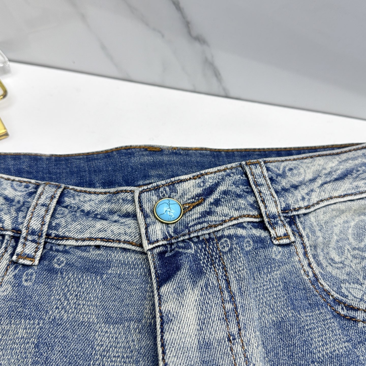 🆕LV路易威登 🔥高端定制、26春季最新款洗水牛仔裤 柜台同步发售 原版定制复刻 客供定制辅料 原单品质