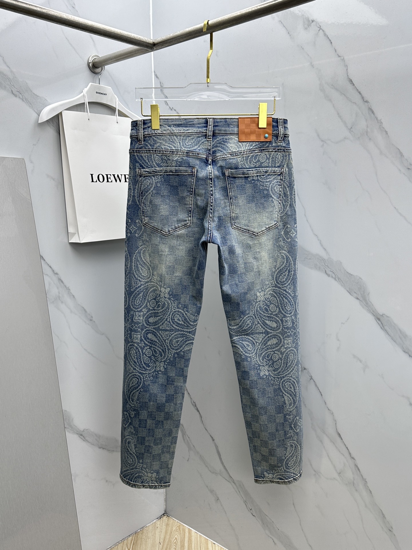 🆕LV路易威登 🔥高端定制、26春季最新款洗水牛仔裤 柜台同步发售 原版定制复刻 客供定制辅料 原单品质