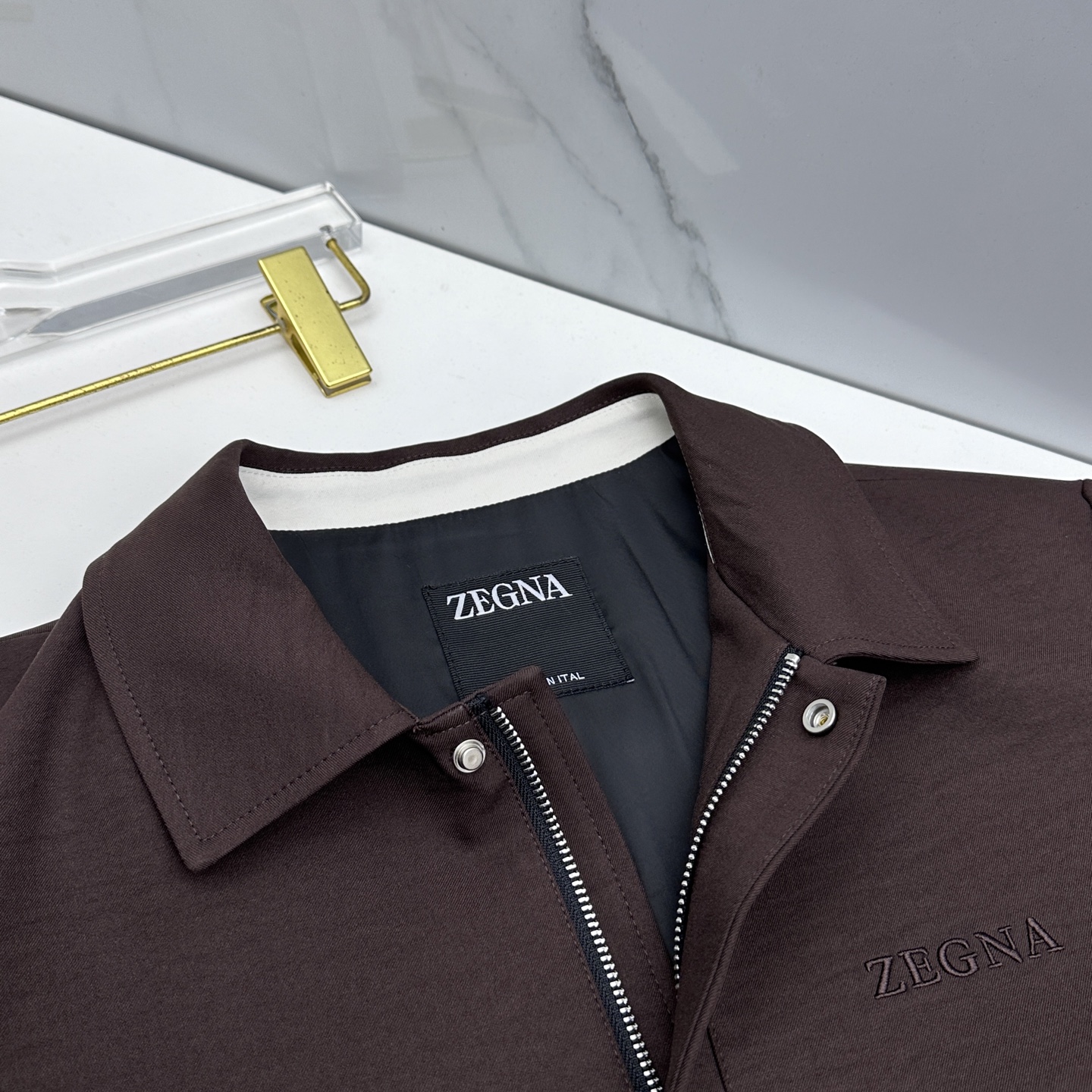 🆕ZEGNA杰尼亚 2026早春老钱风系列，最新时尚翻领夹克外套.处处细节显工艺足够的高级 结构性剪裁的