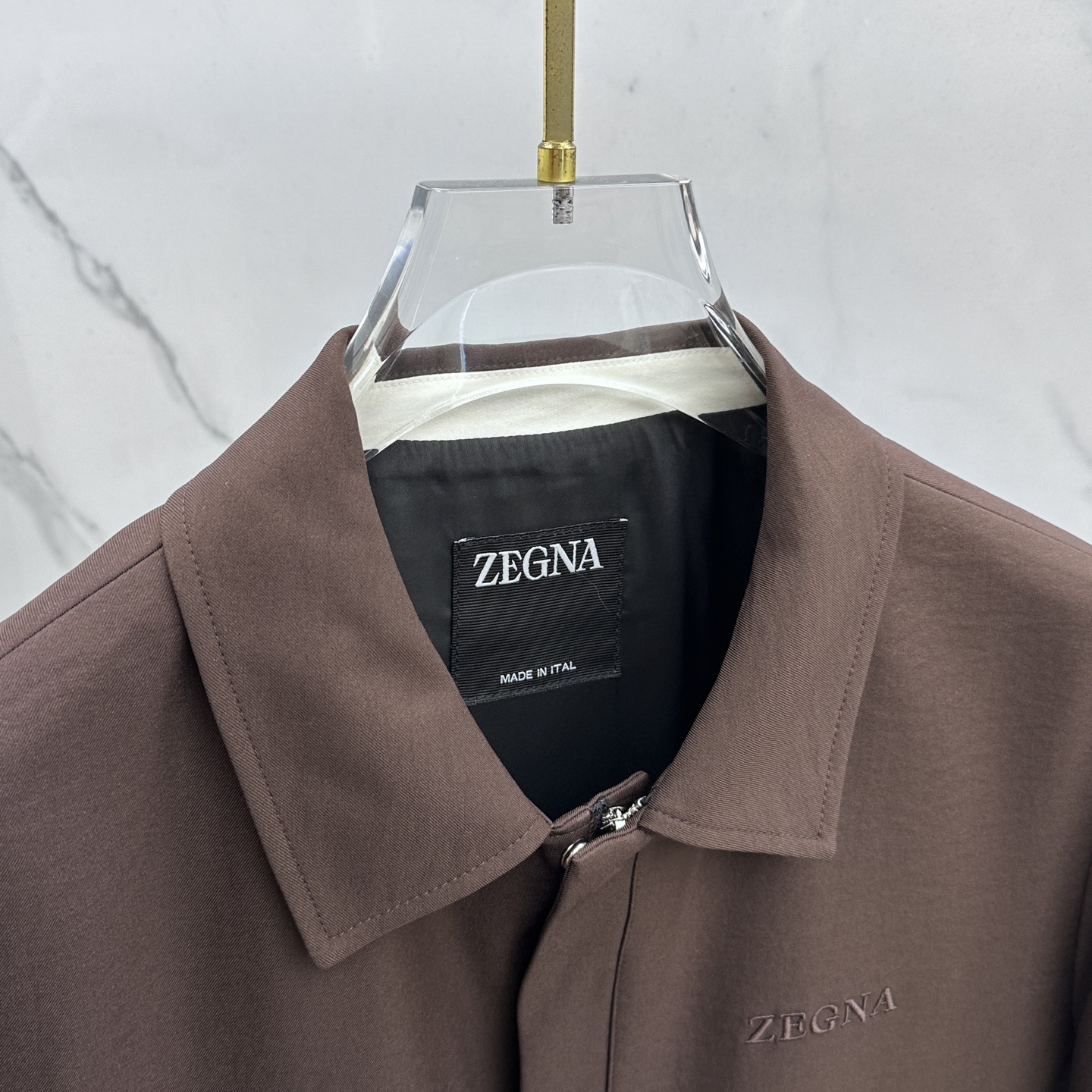 🆕ZEGNA杰尼亚 2026早春老钱风系列，最新时尚翻领夹克外套.处处细节显工艺足够的高级 结构性剪裁的