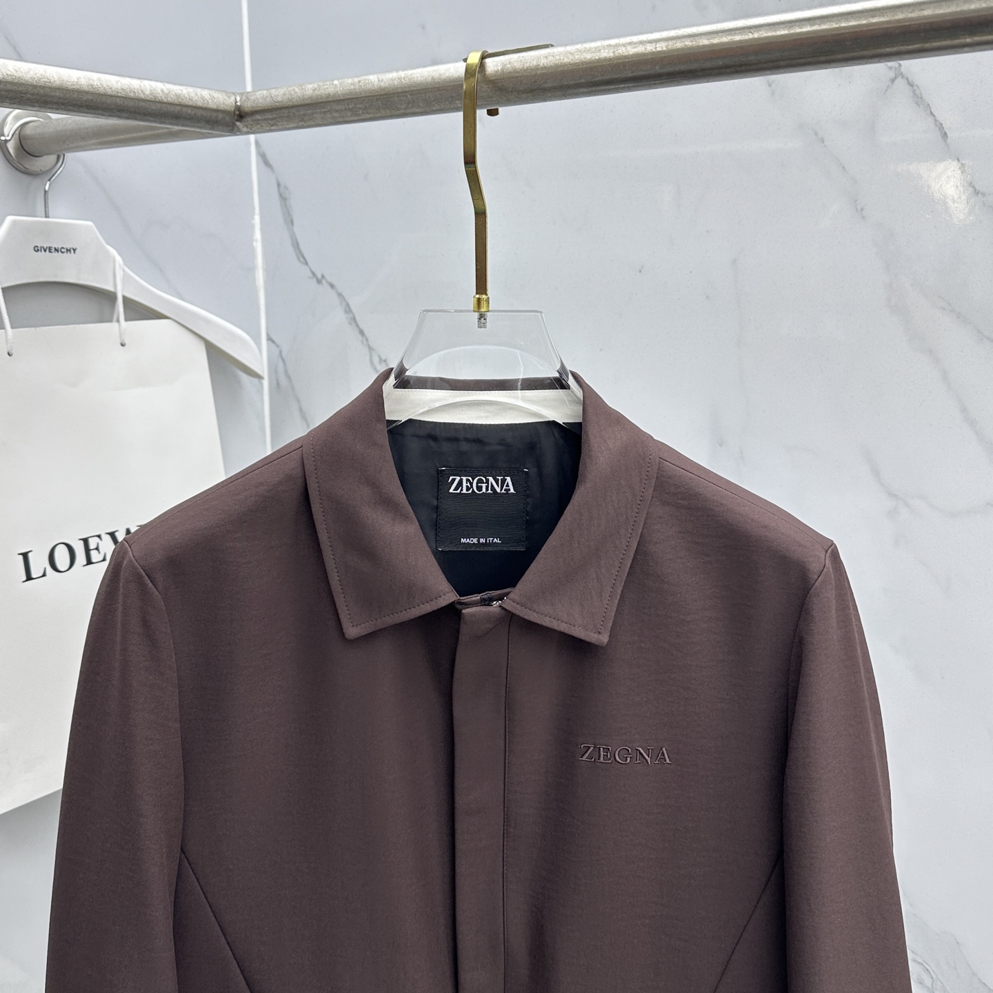 🆕ZEGNA杰尼亚 2026早春老钱风系列，最新时尚翻领夹克外套.处处细节显工艺足够的高级 结构性剪裁的