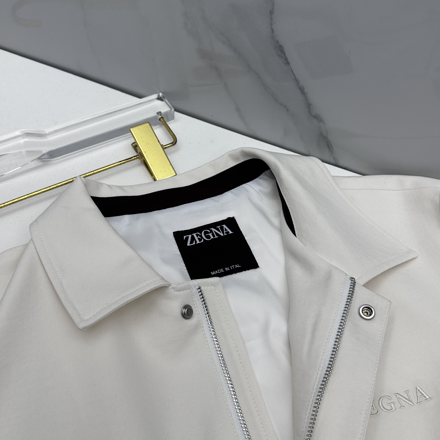 🆕ZEGNA杰尼亚 2026早春老钱风系列，最新时尚翻领夹克外套.处处细节显工艺足够的高级 结构性剪裁的