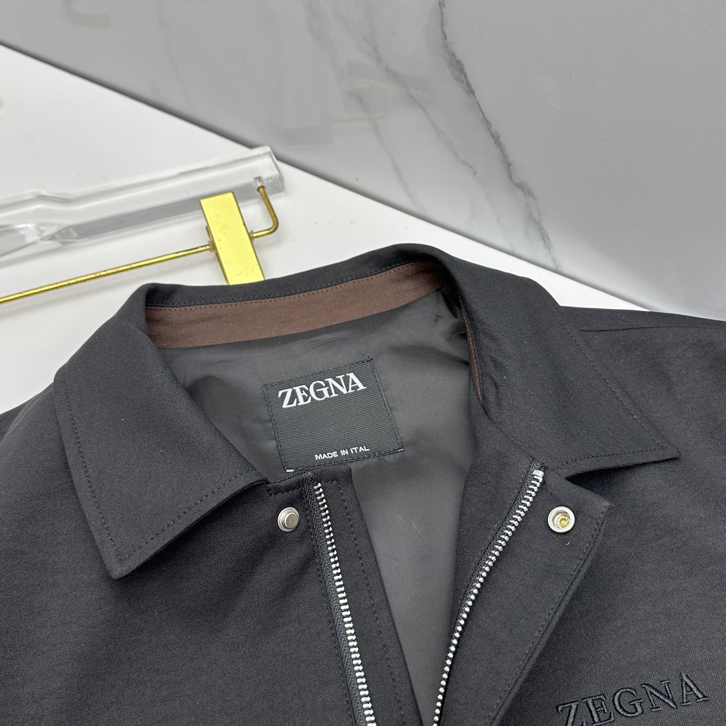 🆕ZEGNA杰尼亚 2026早春老钱风系列，最新时尚翻领夹克外套.处处细节显工艺足够的高级 结构性剪裁的