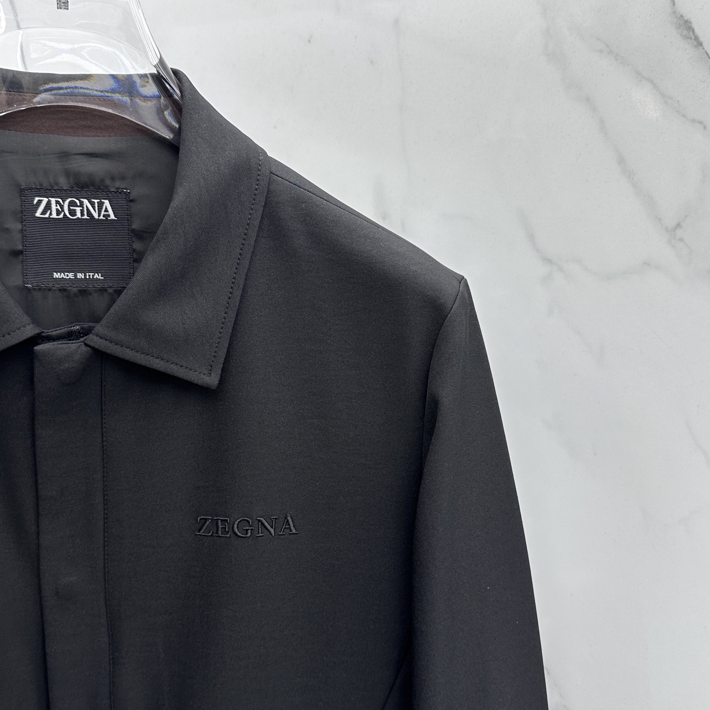 🆕ZEGNA杰尼亚 2026早春老钱风系列，最新时尚翻领夹克外套.处处细节显工艺足够的高级 结构性剪裁的