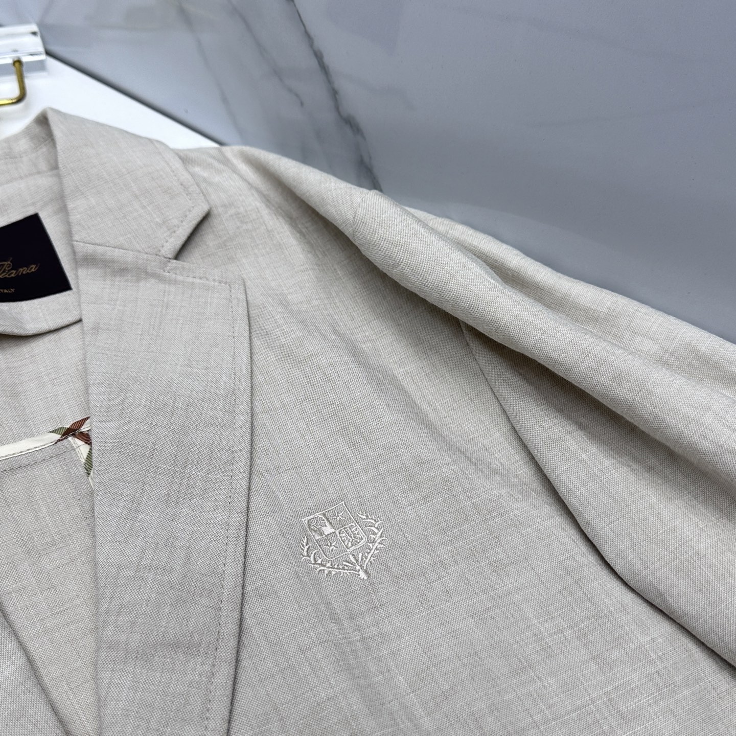 🆕Loro Piana 2026早春老钱风棉麻系列，最新时尚男款西装外套.定织定染面料。处处细节显工艺足