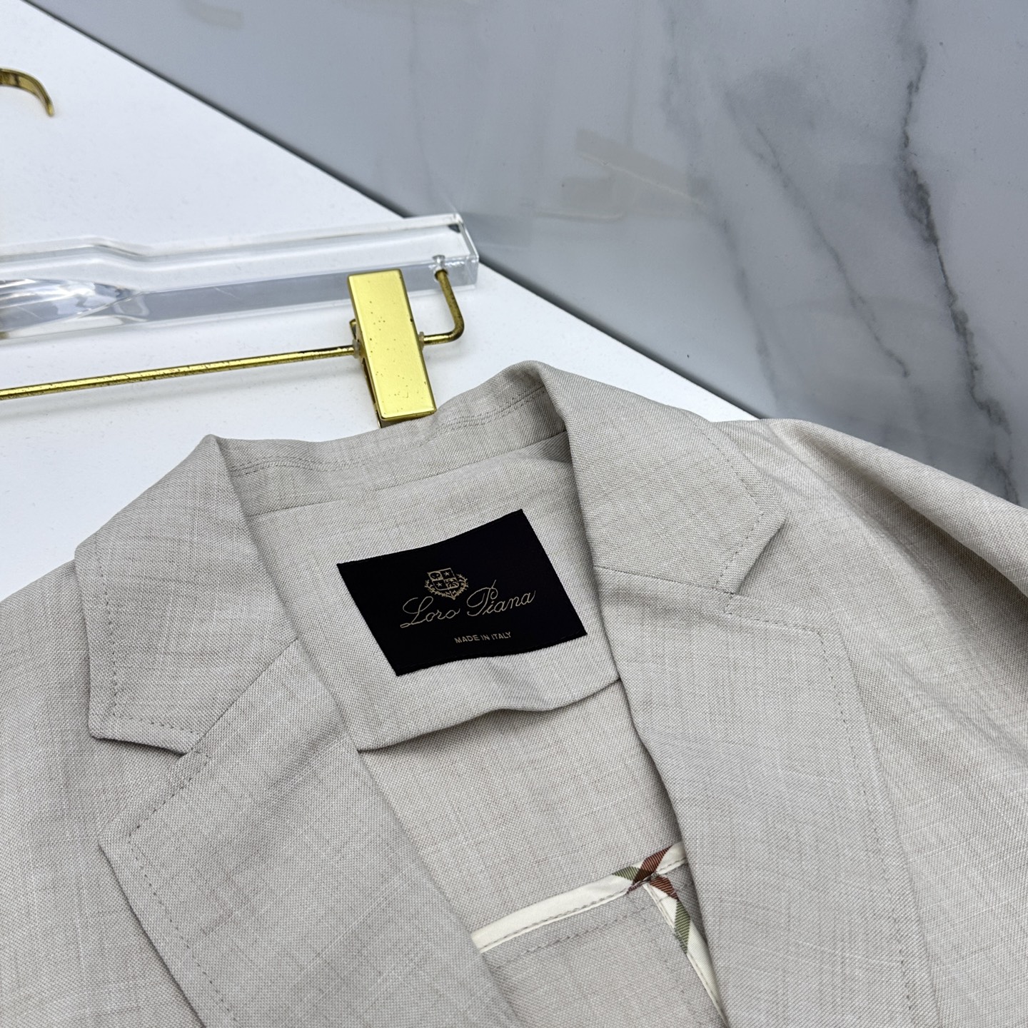 🆕Loro Piana 2026早春老钱风棉麻系列，最新时尚男款西装外套.定织定染面料。处处细节显工艺足