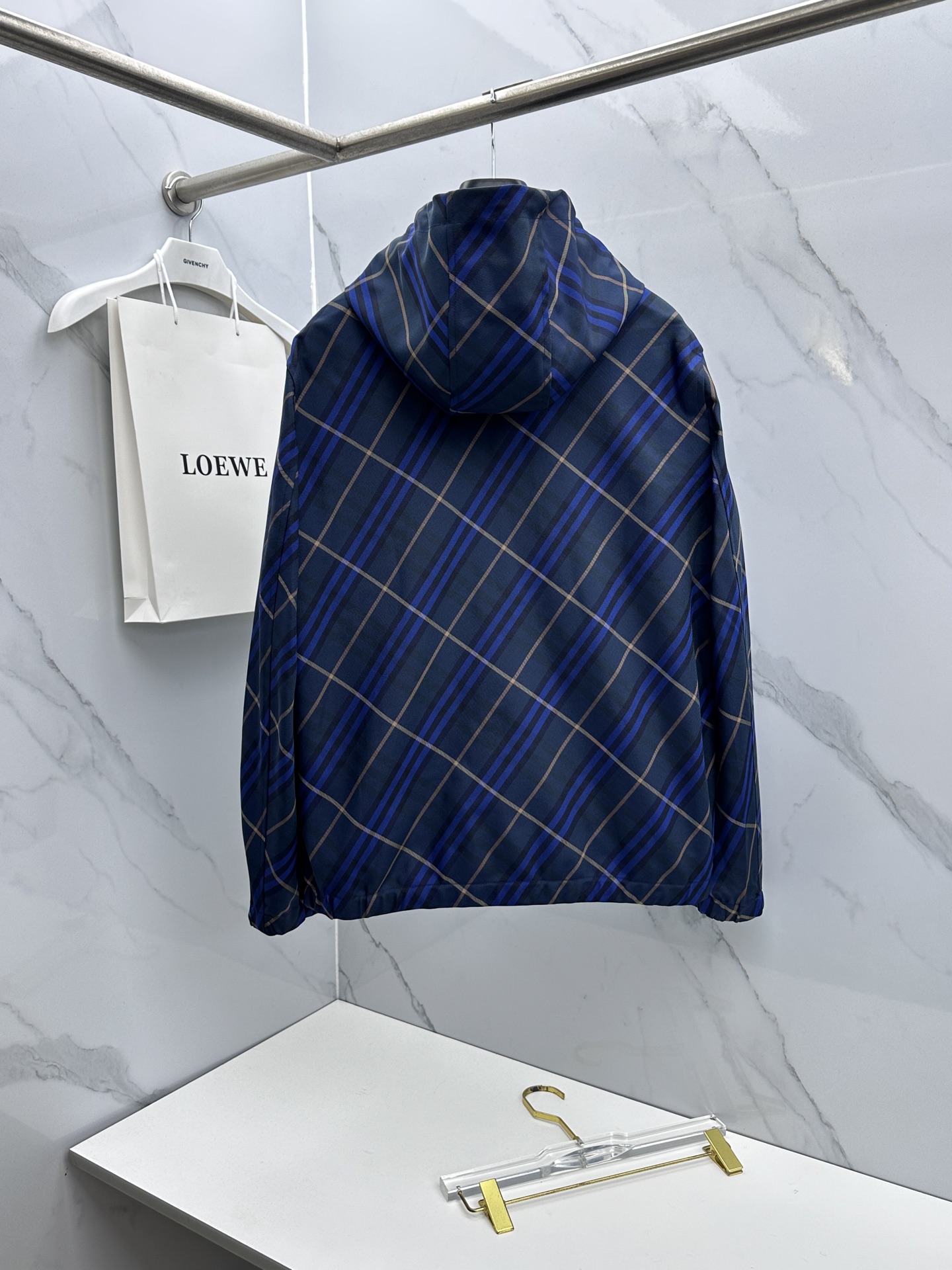 🆕Burberry巴宝莉 2026早春系列，最新时尚连帽夹克外套.定制纹格。处处细节显工艺足够的高级 结