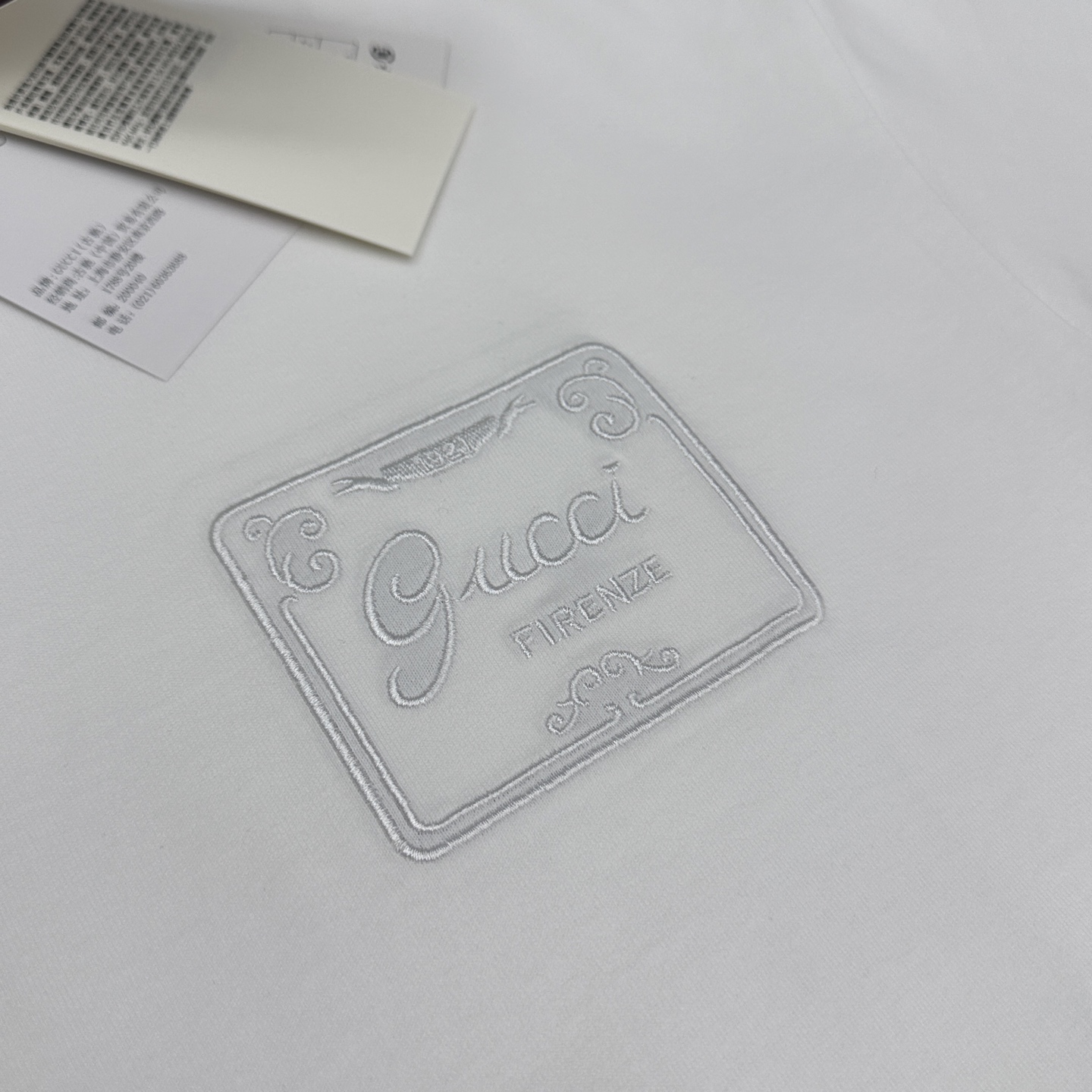 🆕Gucci古驰 微阔 新款首发专柜最新款短袖圆领T恤 高端订制 设计前卫时尚！品牌logo重工艺设计 