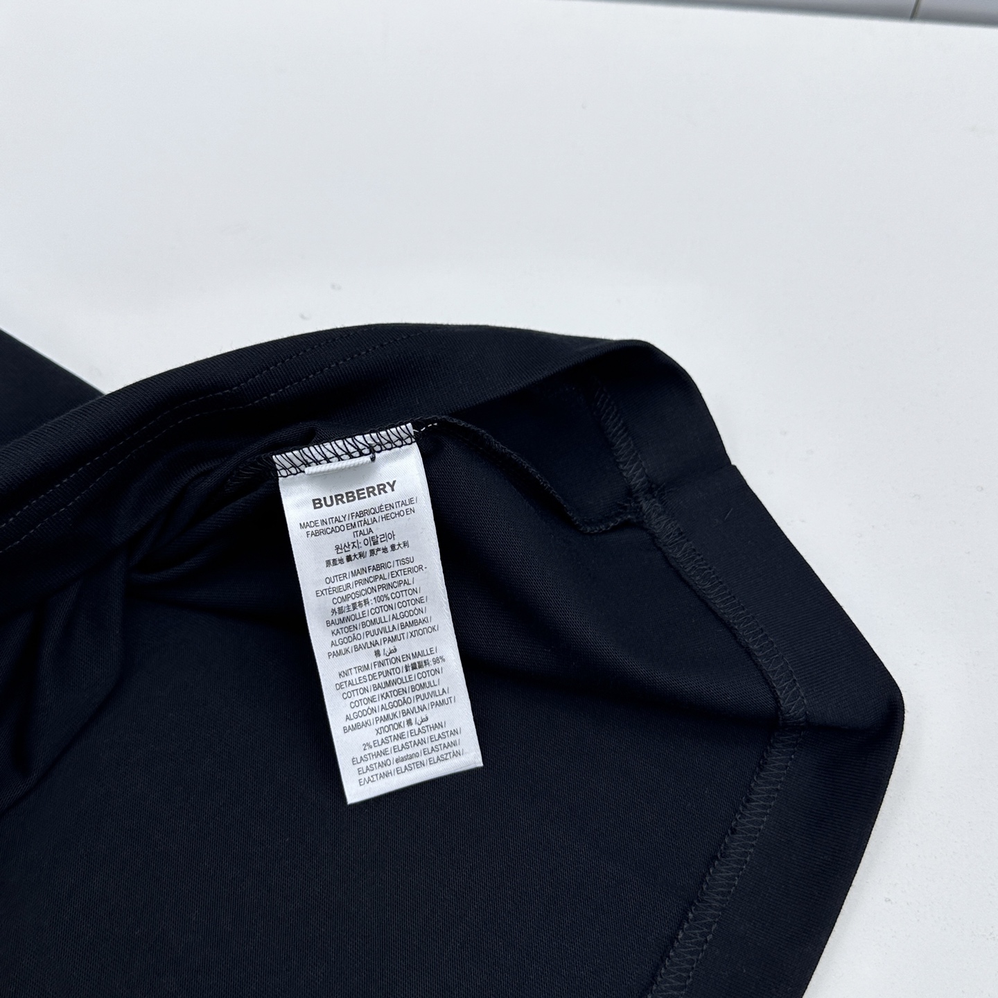 🌾 🆕BBR巴宝莉 2026春夏新款短袖 官网同款T恤 纹格绣花装饰，双纱纯棉面料 多元化搭配 迎合眼下