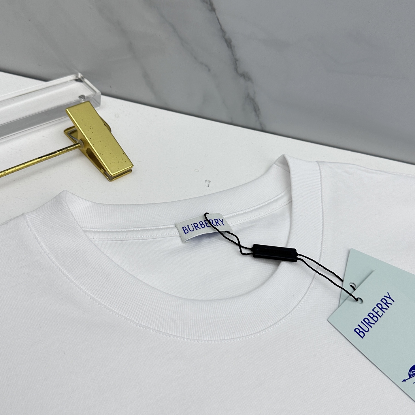 🌾 🆕BBR巴宝莉 2026春夏新款字母绣花短袖 官网同款T恤，双纱纯棉面料 多元化搭配 迎合眼下时尚前