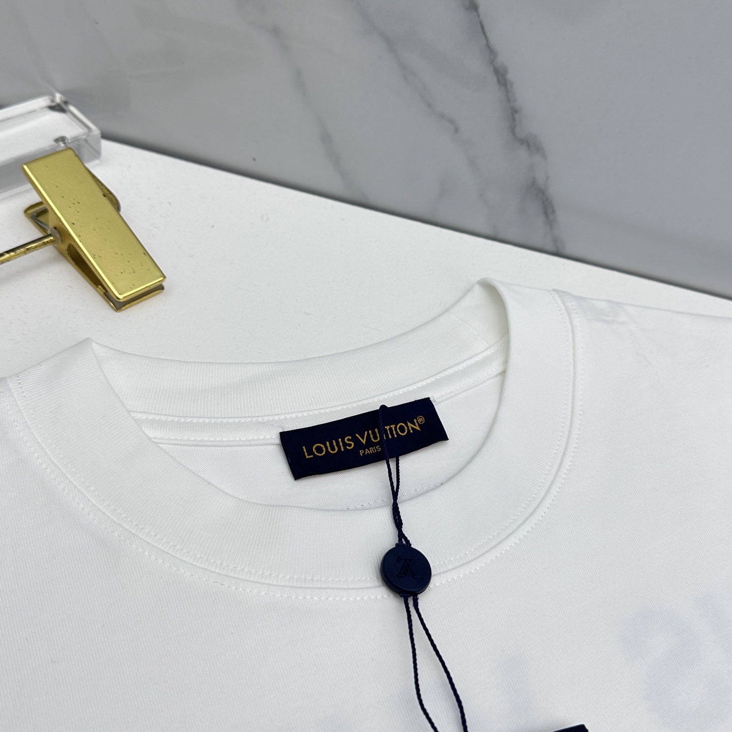 🌾 🆕LV路易威登 2026春夏新款logo刺绣短袖 官网同款T恤 双纱纯棉面料 多元化搭配 迎合眼下时