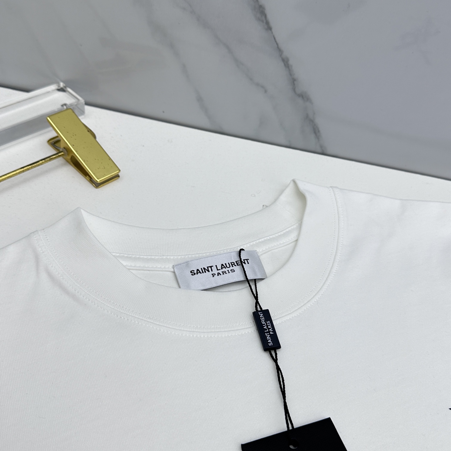 🌾 🆕YSL圣罗兰 2026春夏新款logo字母印花短袖 官网同款T恤 双纱纯棉面料 多元化搭配 迎合眼