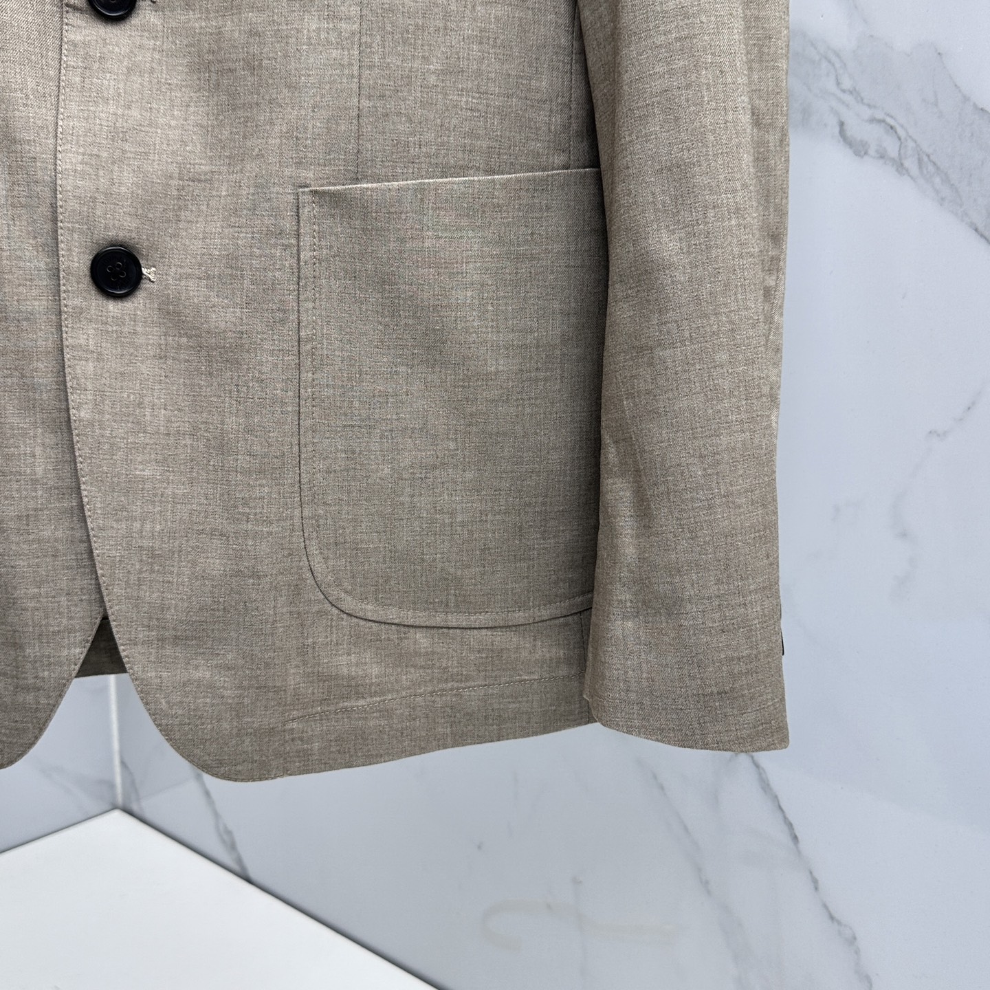 🌾 🆕🌾Prada普拉达 2026早春棉麻轻奢系列，最新时尚男款西装外套.定织定染面料。处处细节显工艺足