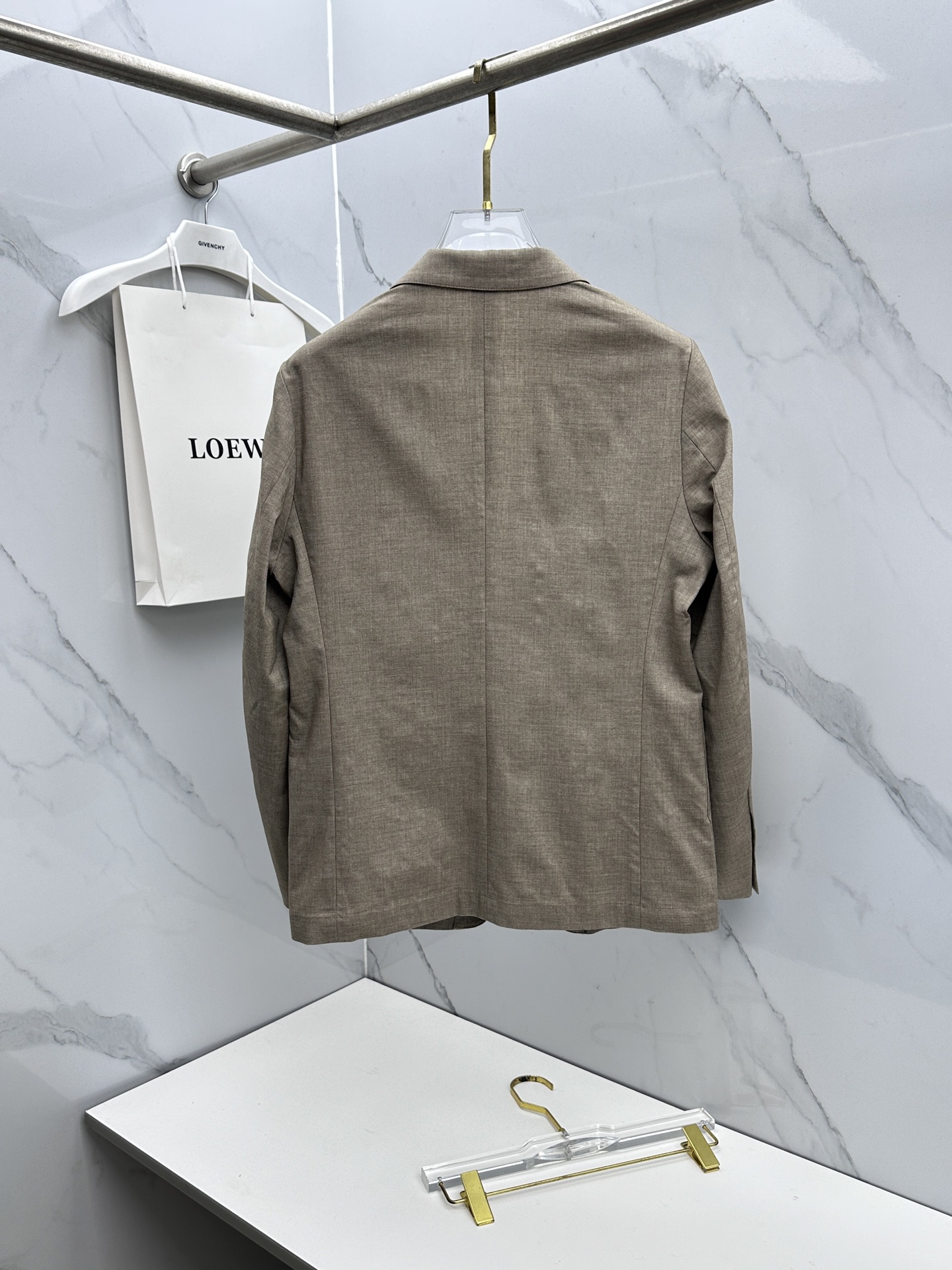 🌾 🆕🌾Prada普拉达 2026早春棉麻轻奢系列，最新时尚男款西装外套.定织定染面料。处处细节显工艺足