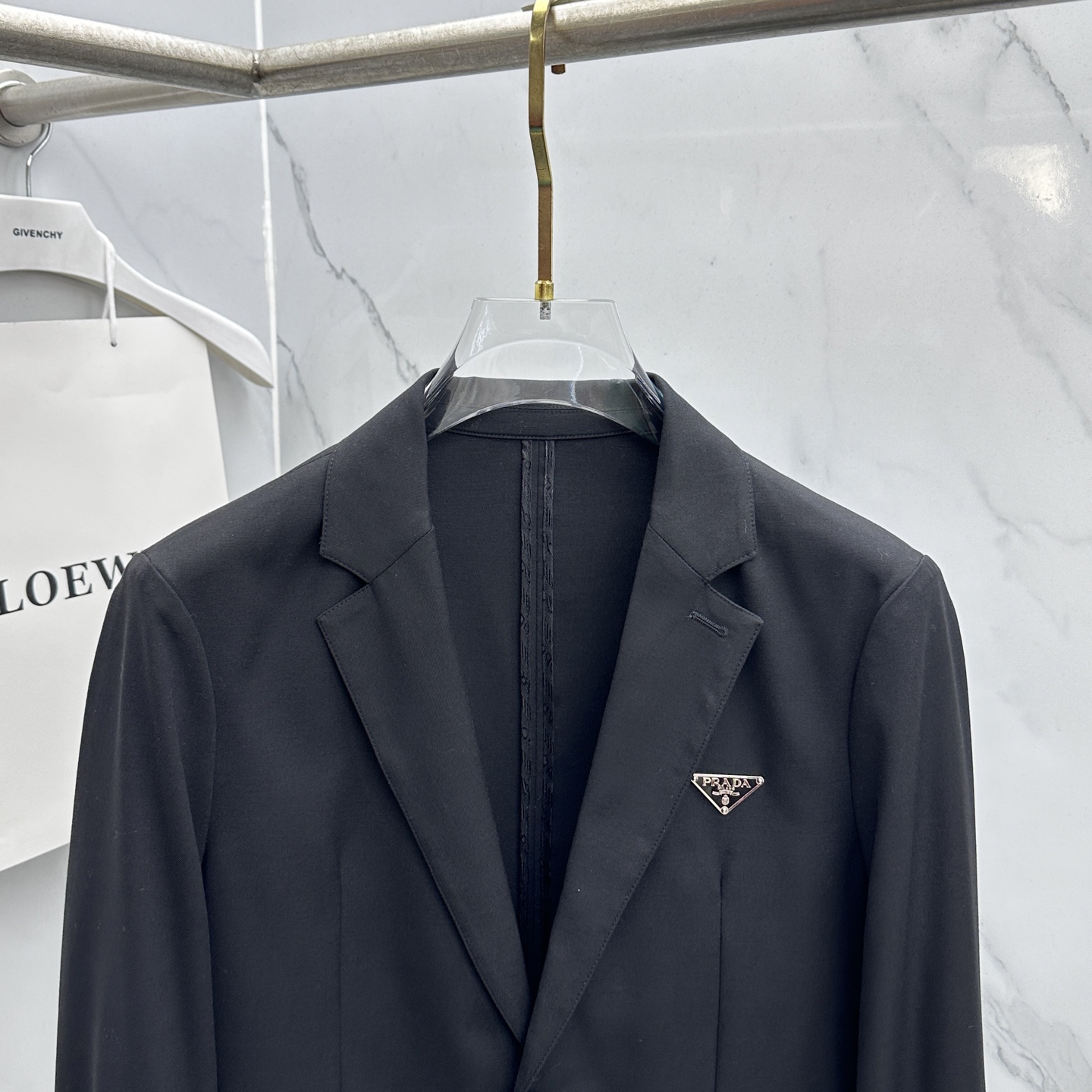 🌾 🆕🌾Prada普拉达 2026早春棉麻轻奢系列，最新时尚男款西装外套.定织定染面料。处处细节显工艺足