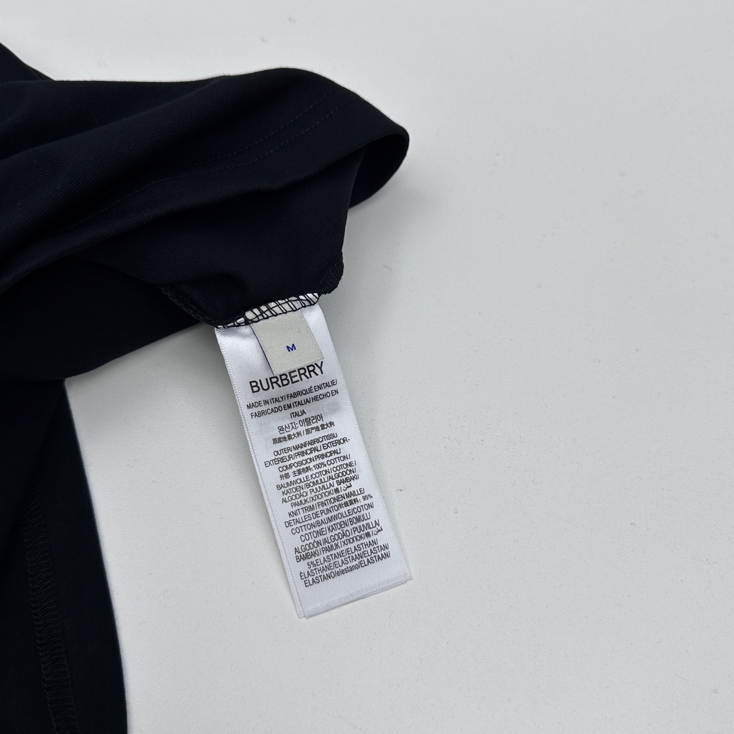 🆕Burberry巴宝莉 2026春夏新款植绒印花短袖 官网同款T恤，双纱纯棉面料 多元化搭配 迎合眼下