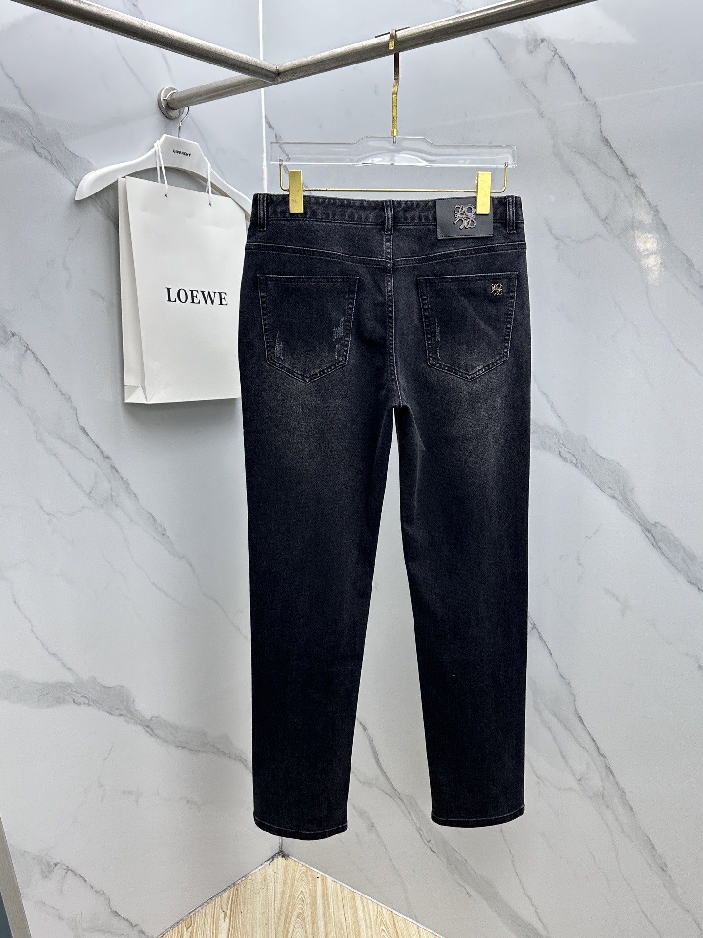 🆕LOEWE罗意威 高定款 四季款新款水洗牛仔裤 柜台同步发售 原版定制复刻 原版五金辅料 手工磨破 原